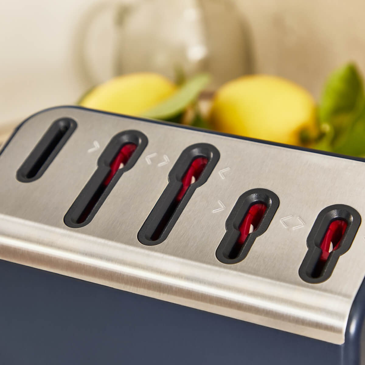 Set de 5 cutite & suport Tefal EverSharp Pro K297S644, inox german, maner ergonomic, sistem de ascutire integrat, negru — imaginea 2