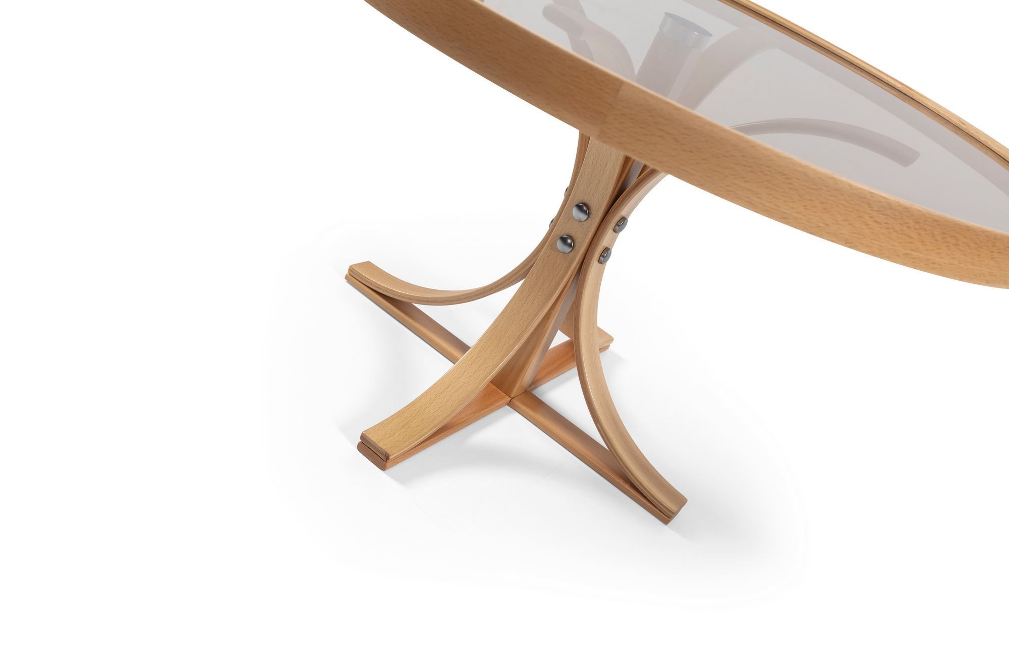 Masă de cafea Boston, 80 x 47 x 80 cm, lemn, design compact — imaginea 4