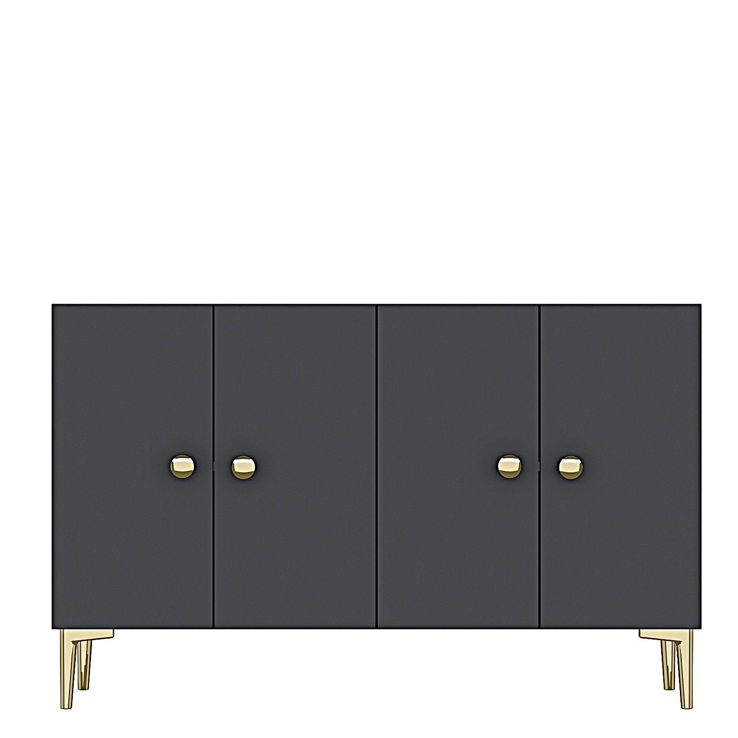 Consola Simple 120, 120 x 75 x 32 cm, PAL melaminat, spatiu de depozitare, fixare pe perete — imaginea 6