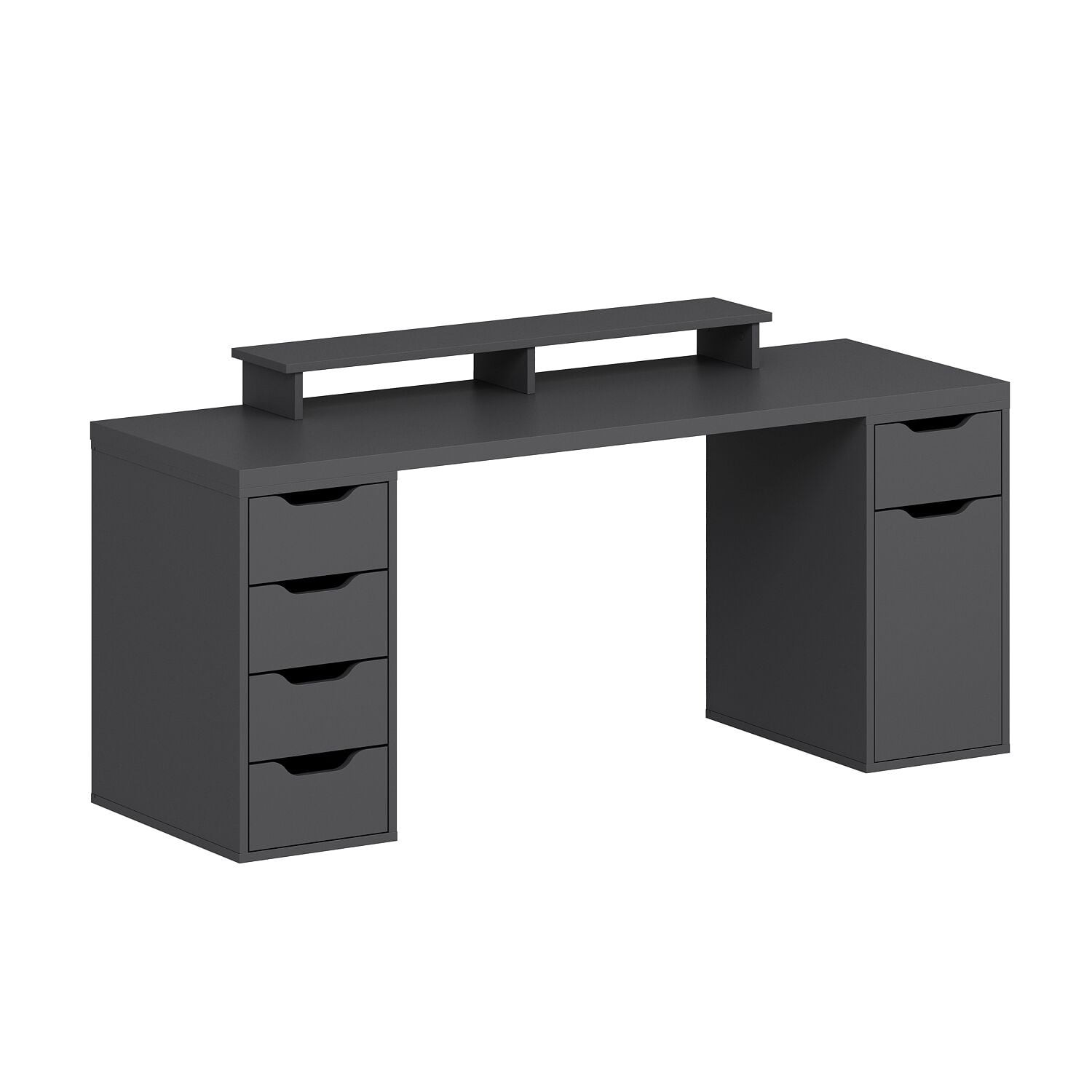 Birou Alen 180cm 5 Drawer Cabinet, 180 x 75 x 60 cm, PAL melaminat — imaginea 2