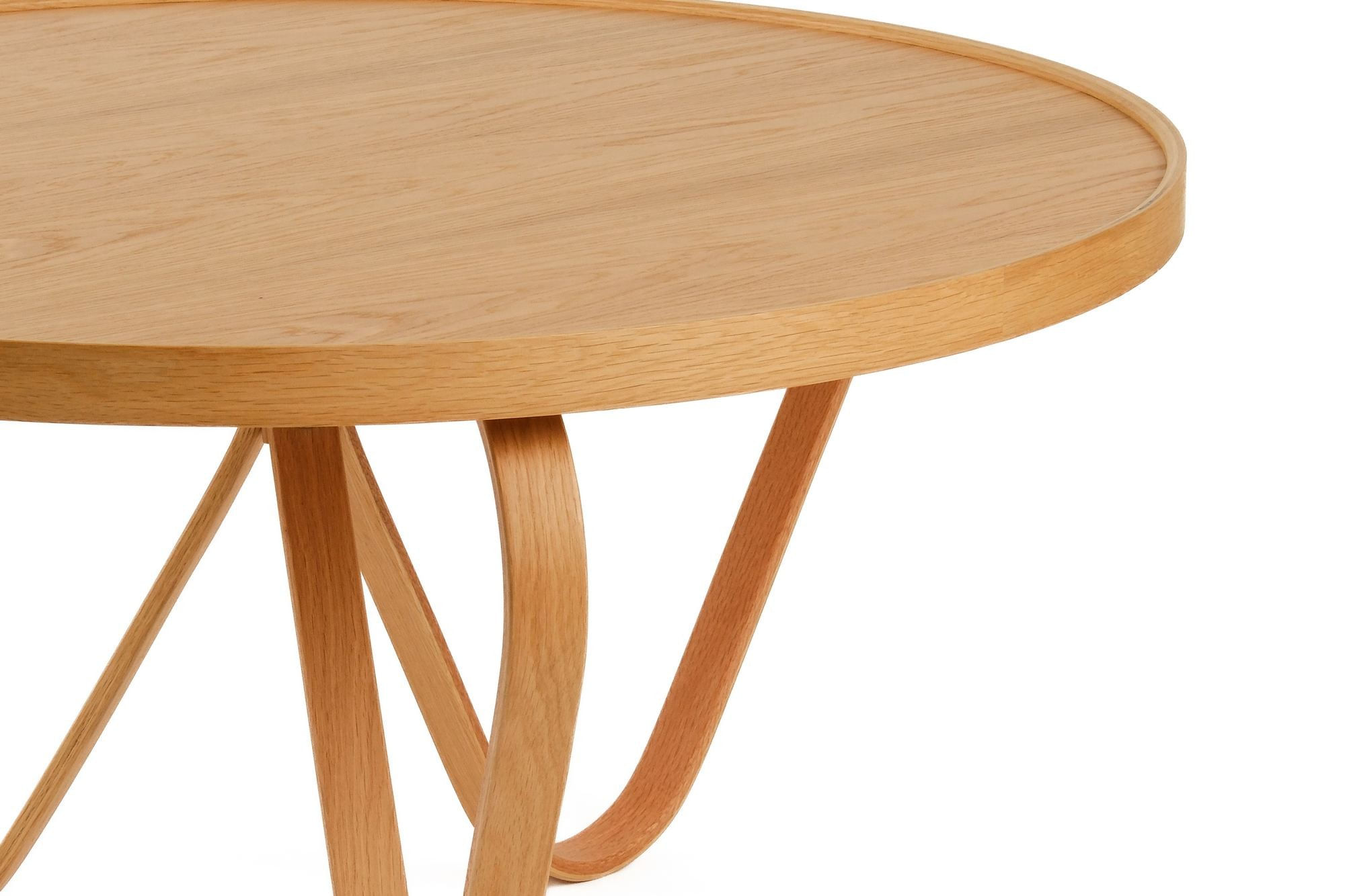 Masă de cafea Spring 100, 100 x 48 x 100 cm, MDF, design compact — imaginea 3