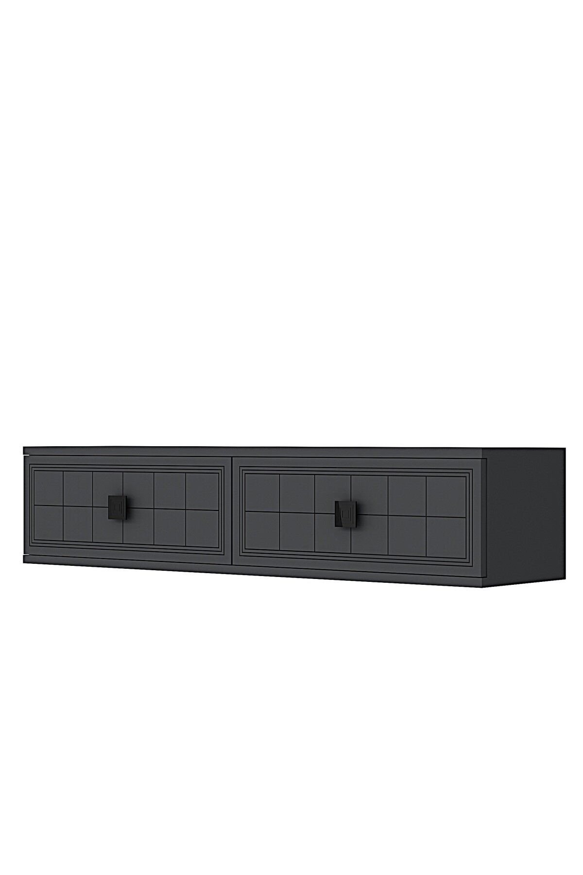 Comoda dormitor Yuka 120, 120 x 25, 5 x 29, 6 cm, PAL melaminat, fixare pe perete — imaginea 2