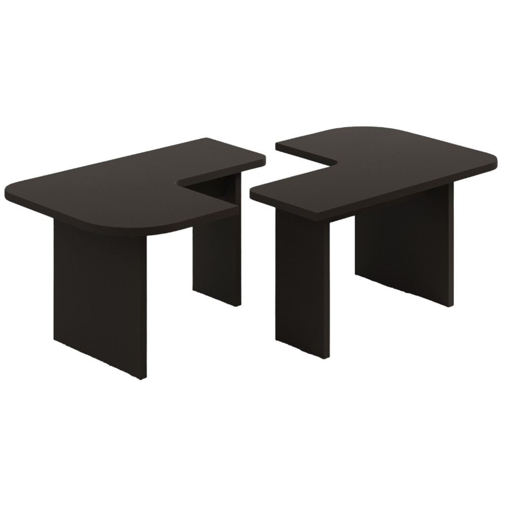 Masă de cafea Iris, 90 x 35 x 45 cm, PAL melaminat, design compact — imaginea 2