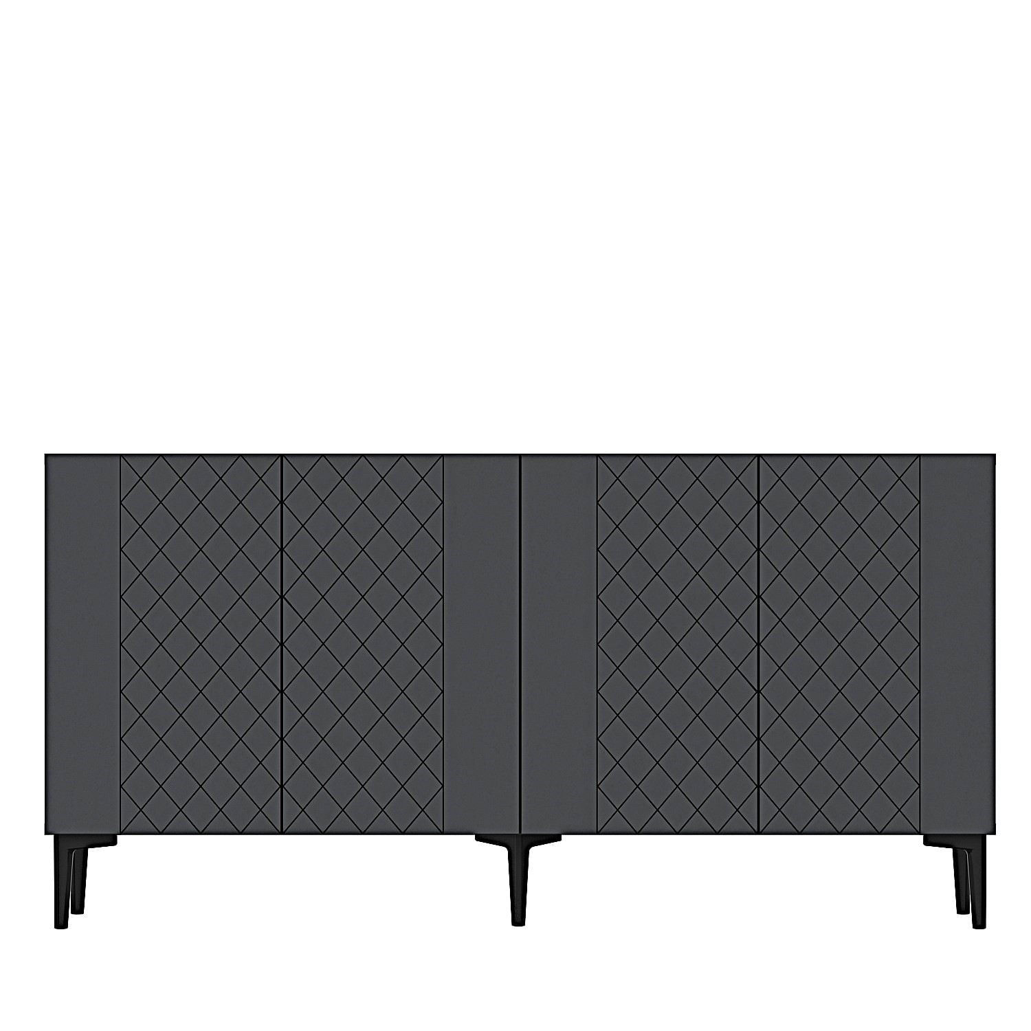 Consola Resso 150, 150 x 75 x 32 cm, PAL melaminat, spatiu de depozitare, fixare pe perete — imaginea 4