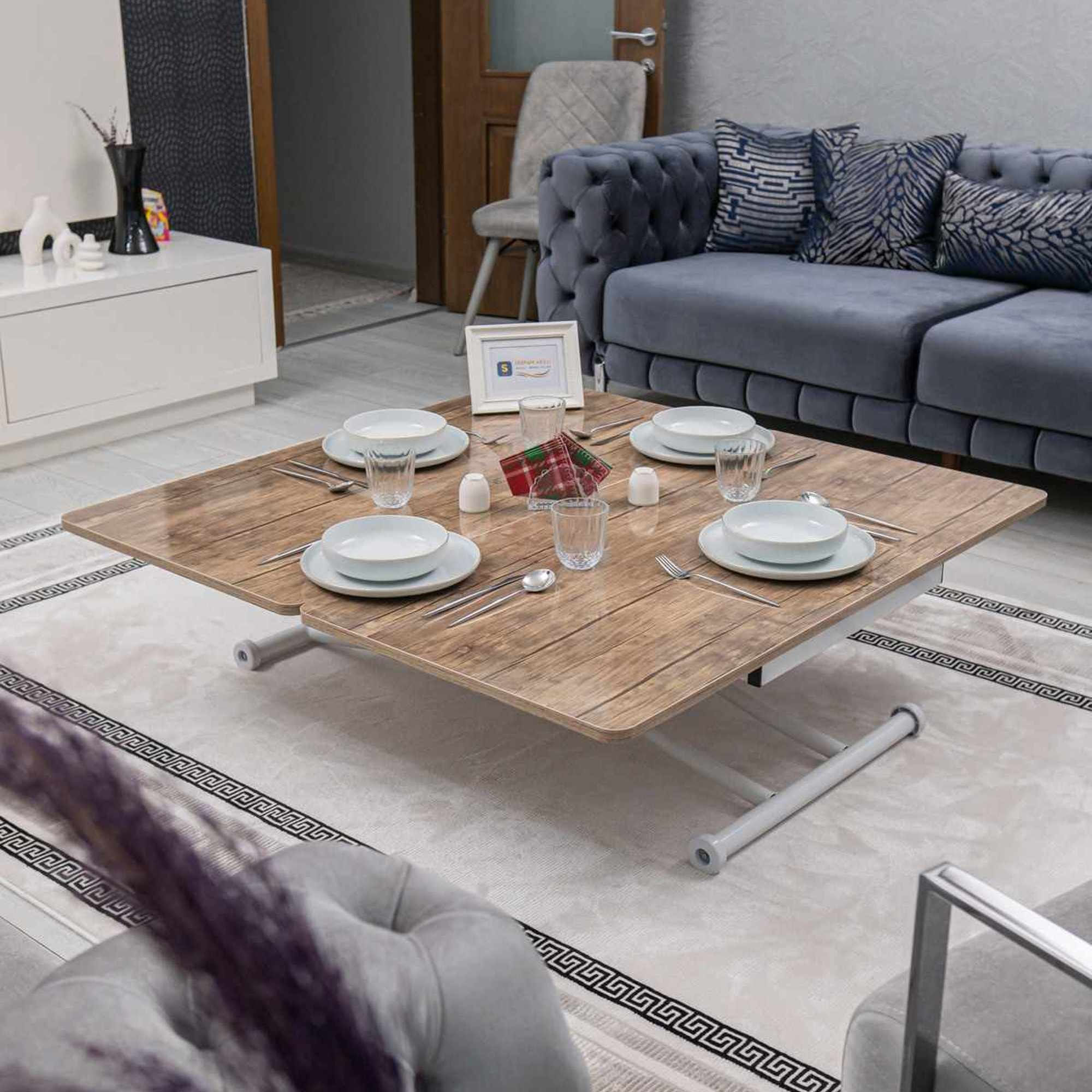 Masă de cafea Home Ext, MDF, capacitate 125 kg — imaginea 5