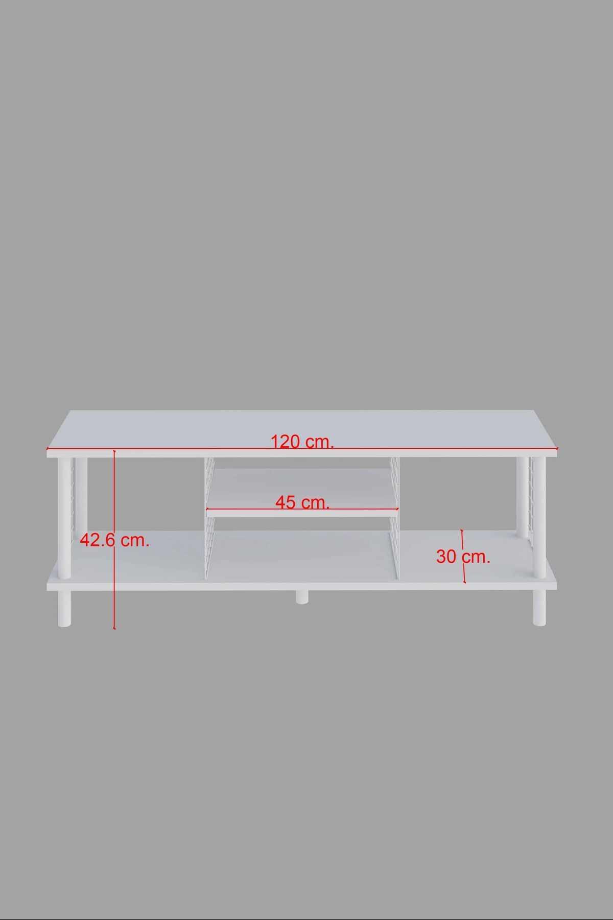 Comodă TV Peka-0048, 120 x 42, 6 x 30 cm, PAL melaminat — imaginea 2