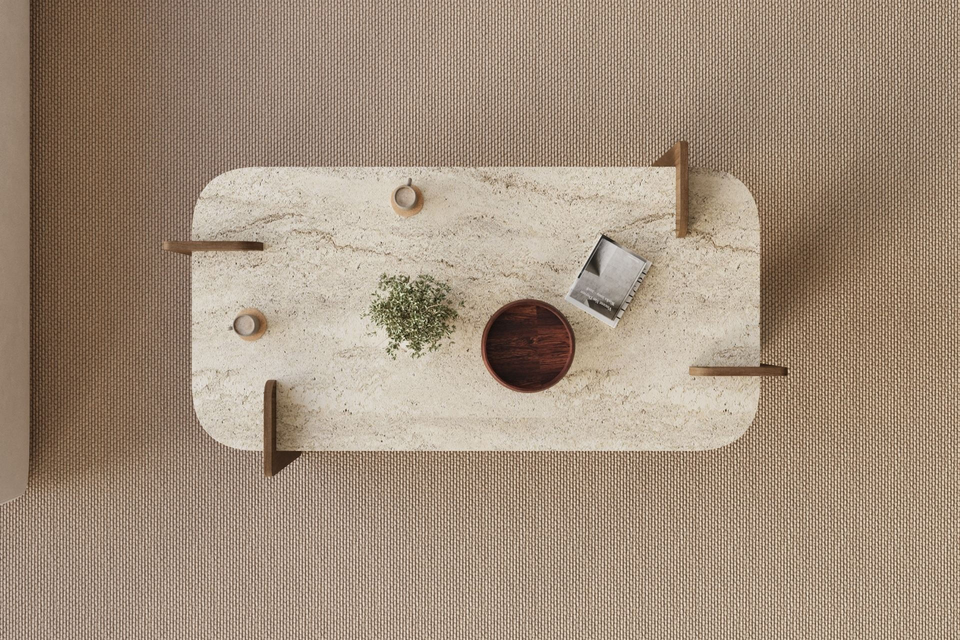 Masă de cafea Leapiri, 120 x 35 x 60 cm, PAL melaminat, design compact — imaginea 5