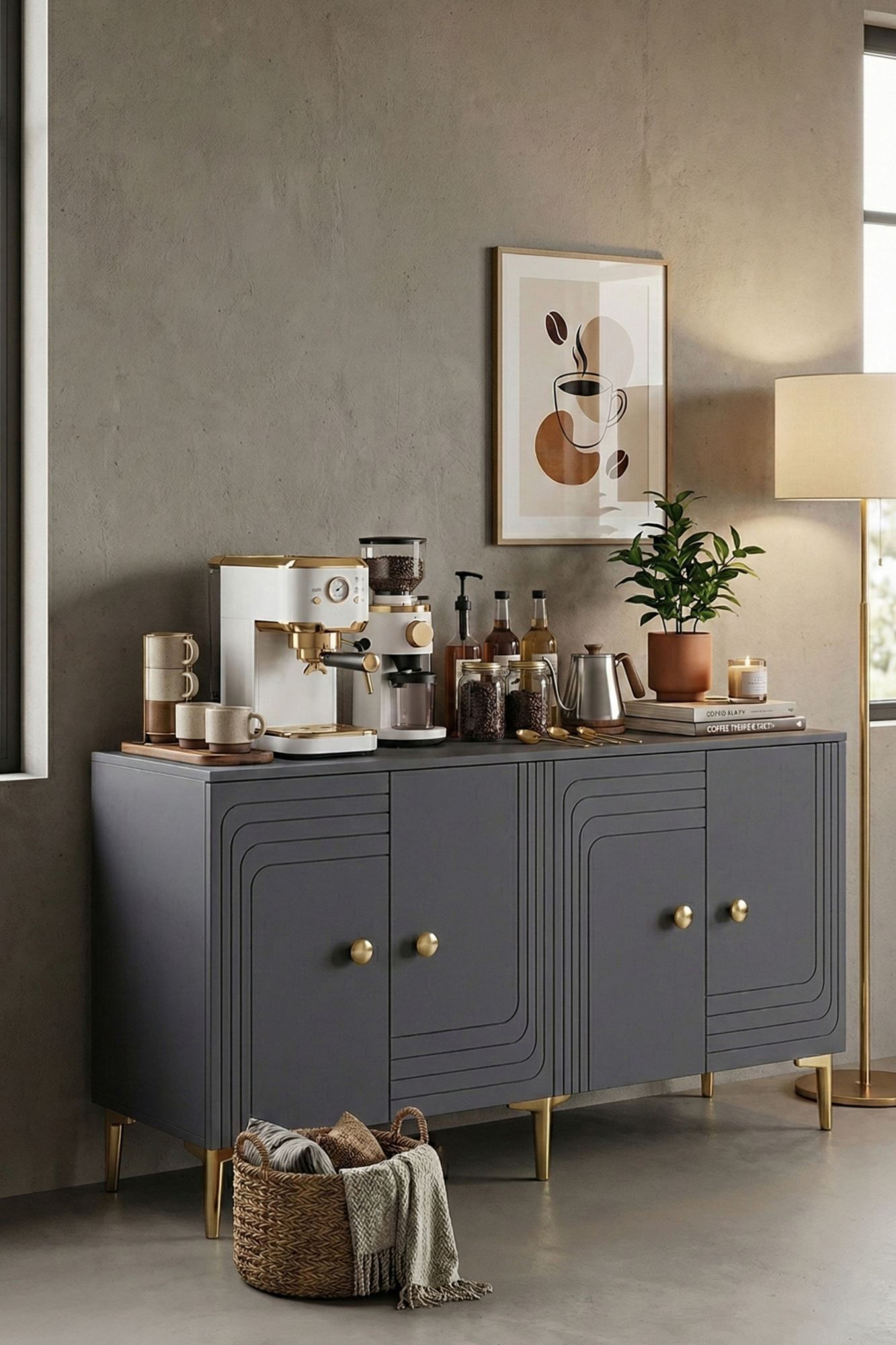 Consola Lessi 150, 150 x 75 x 32 cm, PAL melaminat — imaginea 3
