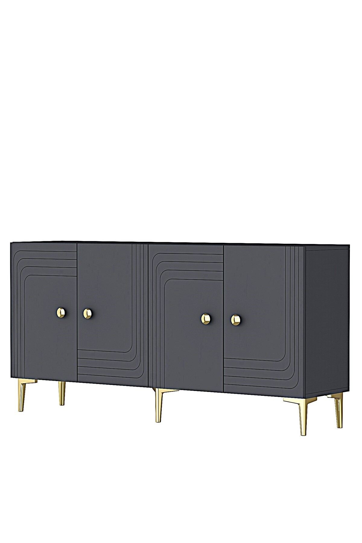 Consola Lessi 150, 150 x 75 x 32 cm, PAL melaminat — imaginea 7