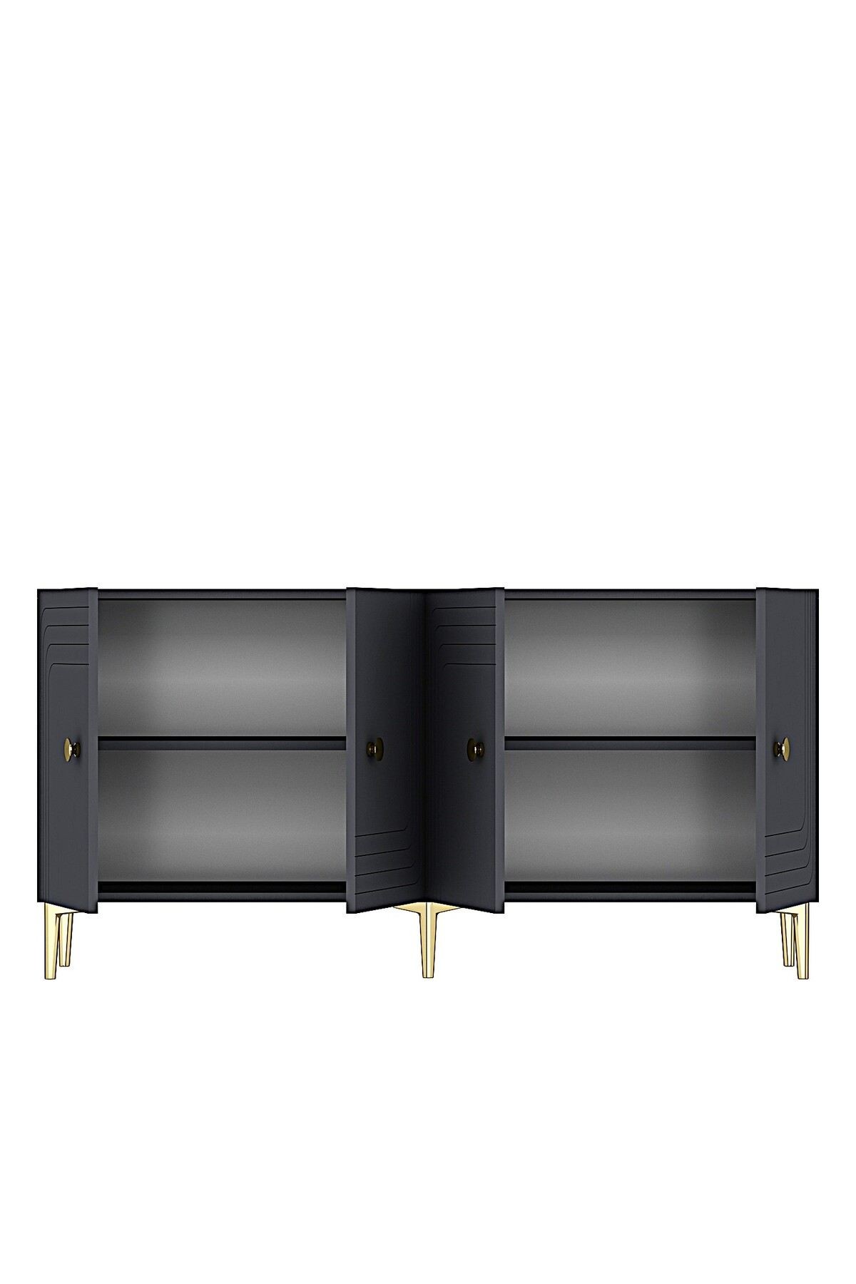 Consola Lessi 150, 150 x 75 x 32 cm, PAL melaminat — imaginea 9