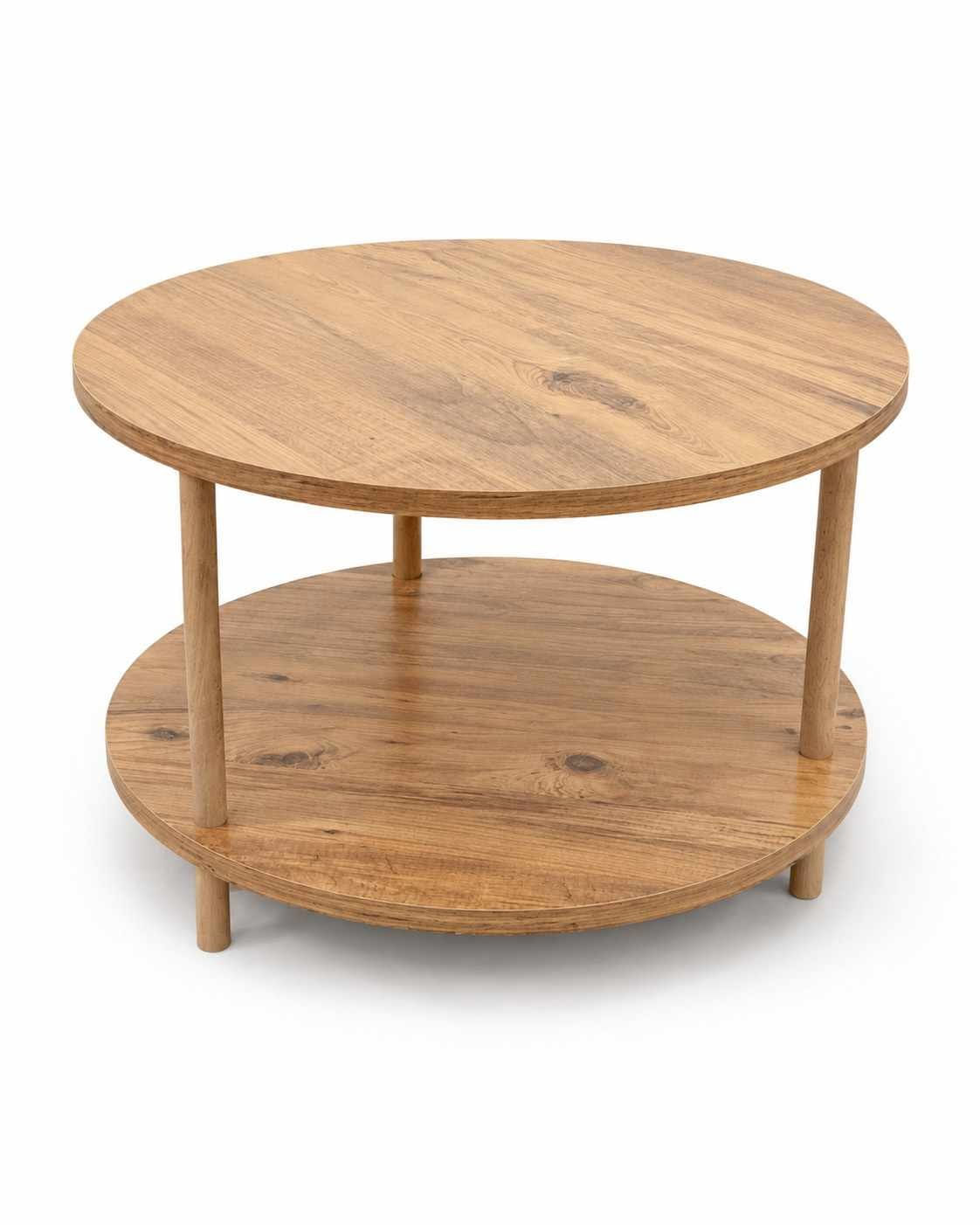 Masă de cafea Peka-0008, PAL melaminat, design compact — imaginea 3