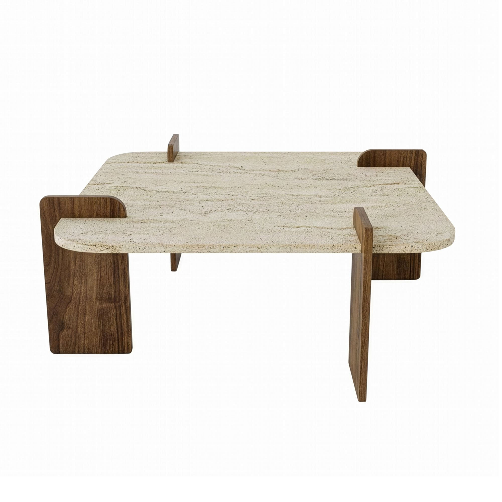 Masă de cafea Afrolli, 90 x 35 x 90 cm, PAL melaminat, capacitate 35 kg — imaginea 3