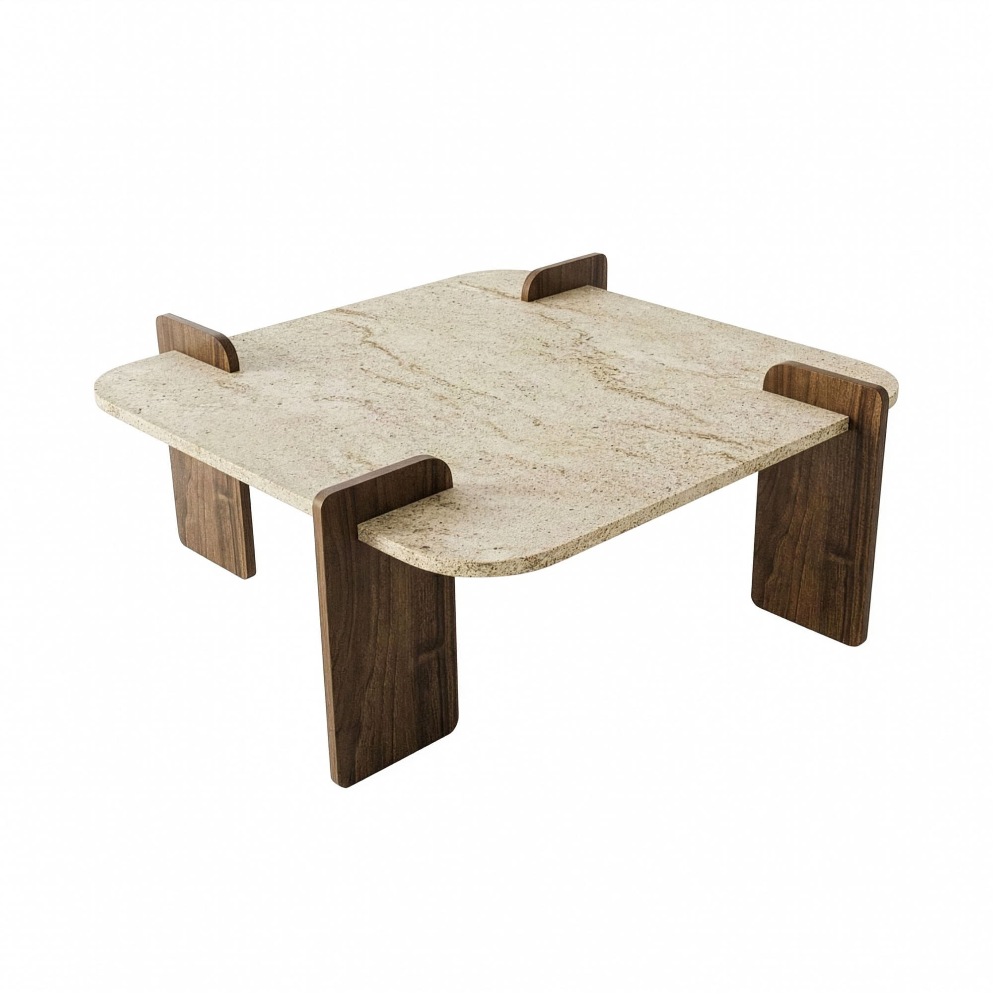 Masă de cafea Afrolli, 90 x 35 x 90 cm, PAL melaminat, capacitate 35 kg — imaginea 11
