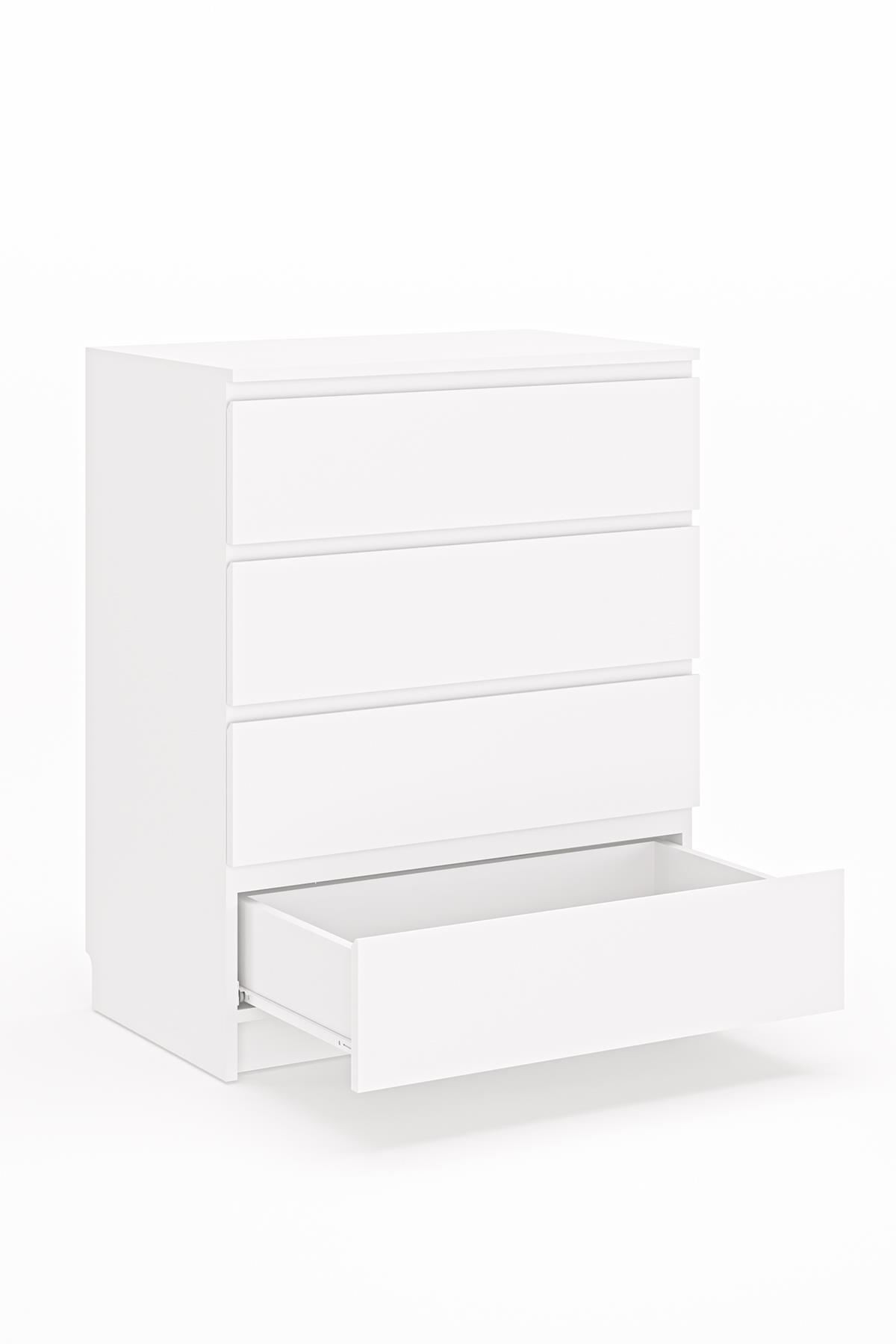 Comodă dormitor Derinkuyu 4, 80 x 100 x 48 cm, PAL melaminat, fixare pe perete, capacitate 10 kg — imaginea 3