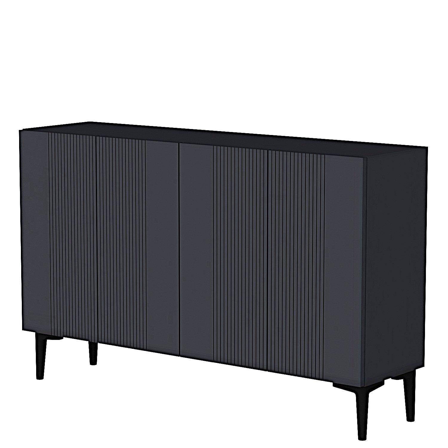 Consola Corsa 120, 120 x 75 x 32 cm, PAL melaminat, spatiu de depozitare, fixare pe perete — imaginea 7