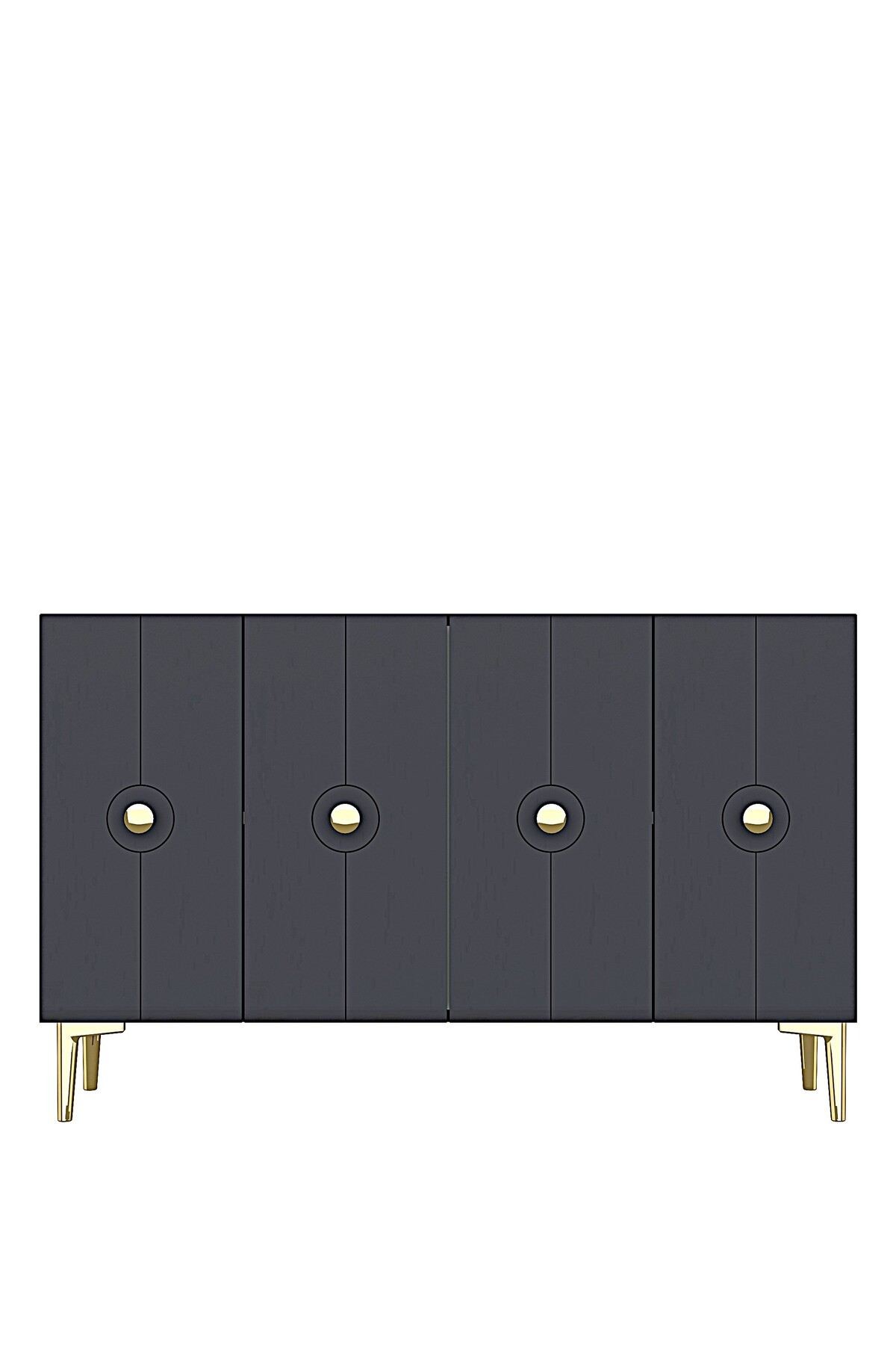 Consolă Enlem 120, 120 x 75 x 32 cm, PAL melaminat