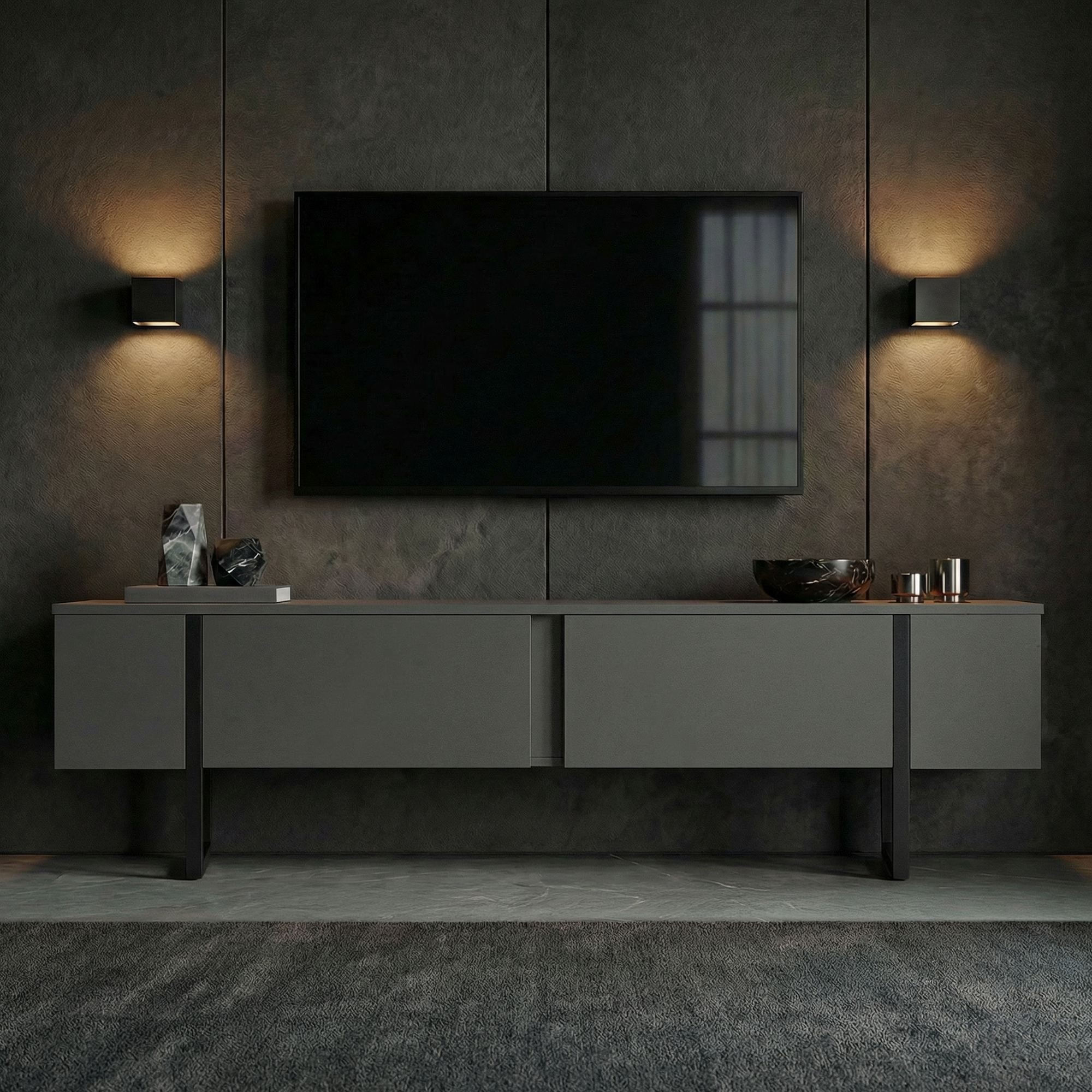 Comodă TV Onera, 180 x 50 x 30 cm, PAL melaminat — imaginea 7