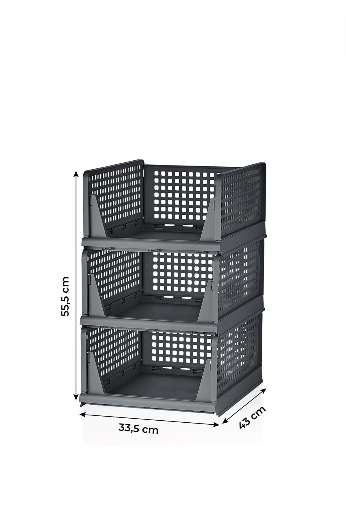 Raft multifuncțional Lavine, 33, 5 x 55, 5 x 43 cm, design modern — imaginea 9