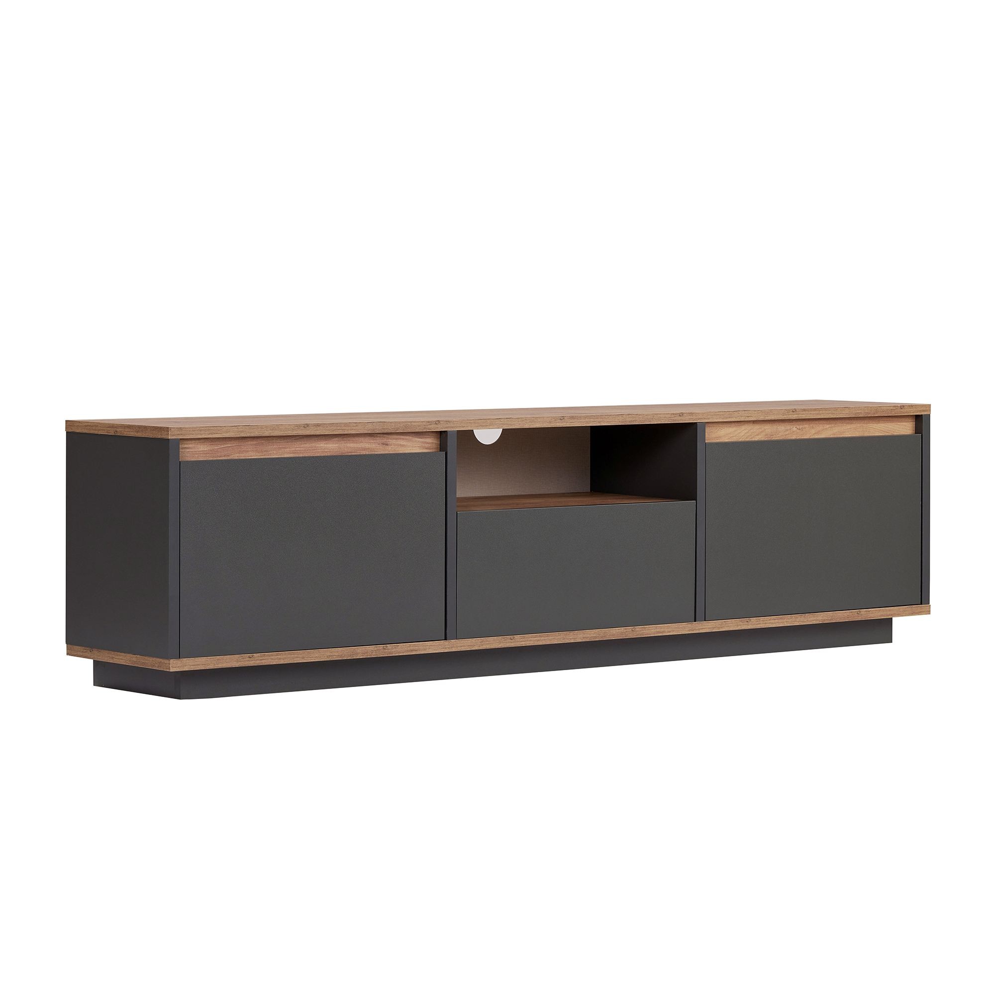 Comodă TV Sentinel, 160 x 42 x 30 cm, PAL melaminat — imaginea 6