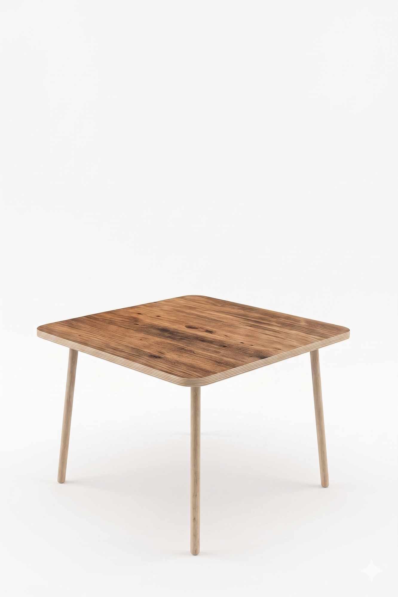 Masă de cafea Peka-249, 60 x 47 x 60 cm, PAL melaminat, design compact — imaginea 2