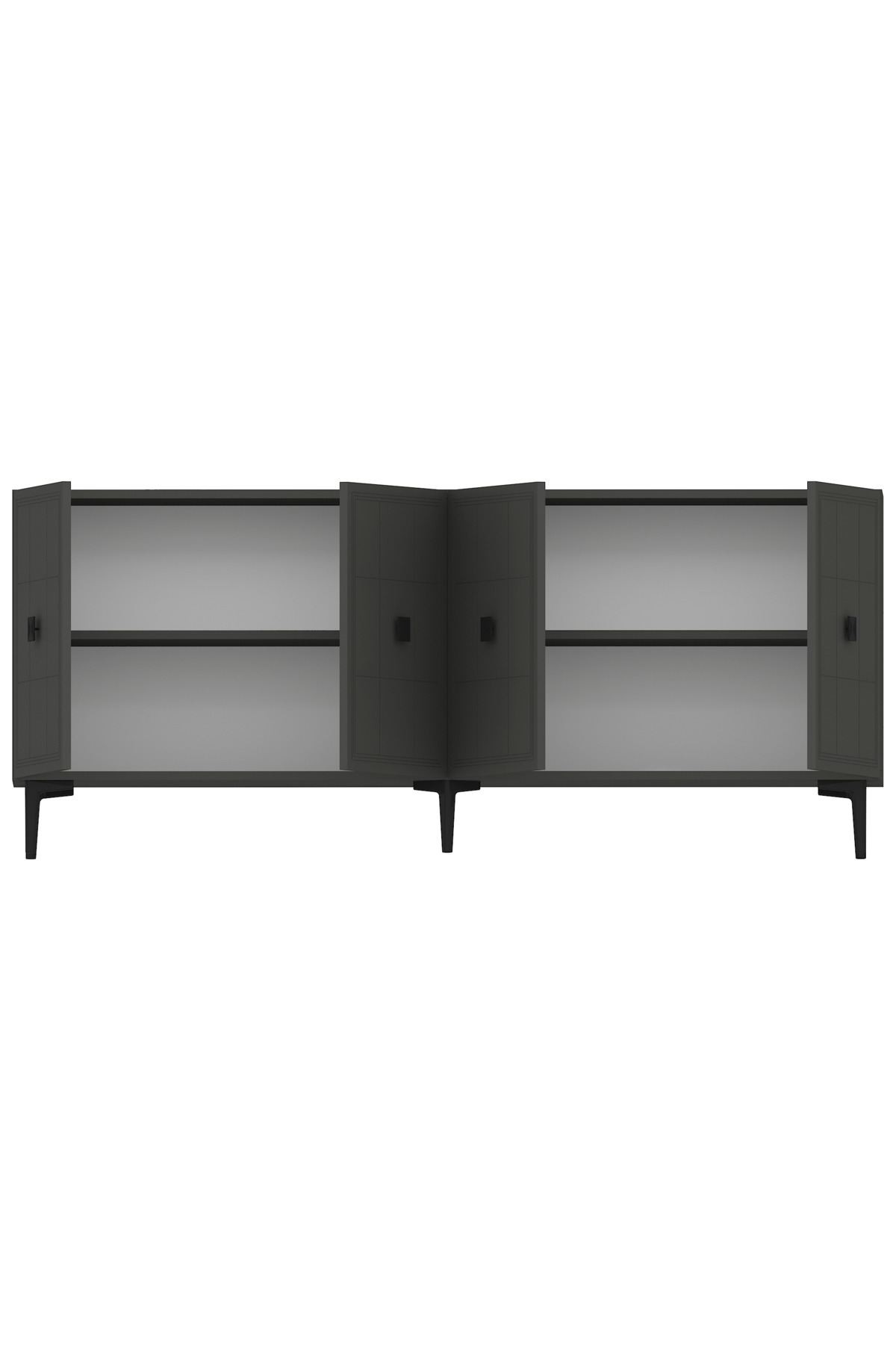 Consolă Yuka 180, 180 x 75 x 32 cm, PAL melaminat — imaginea 2