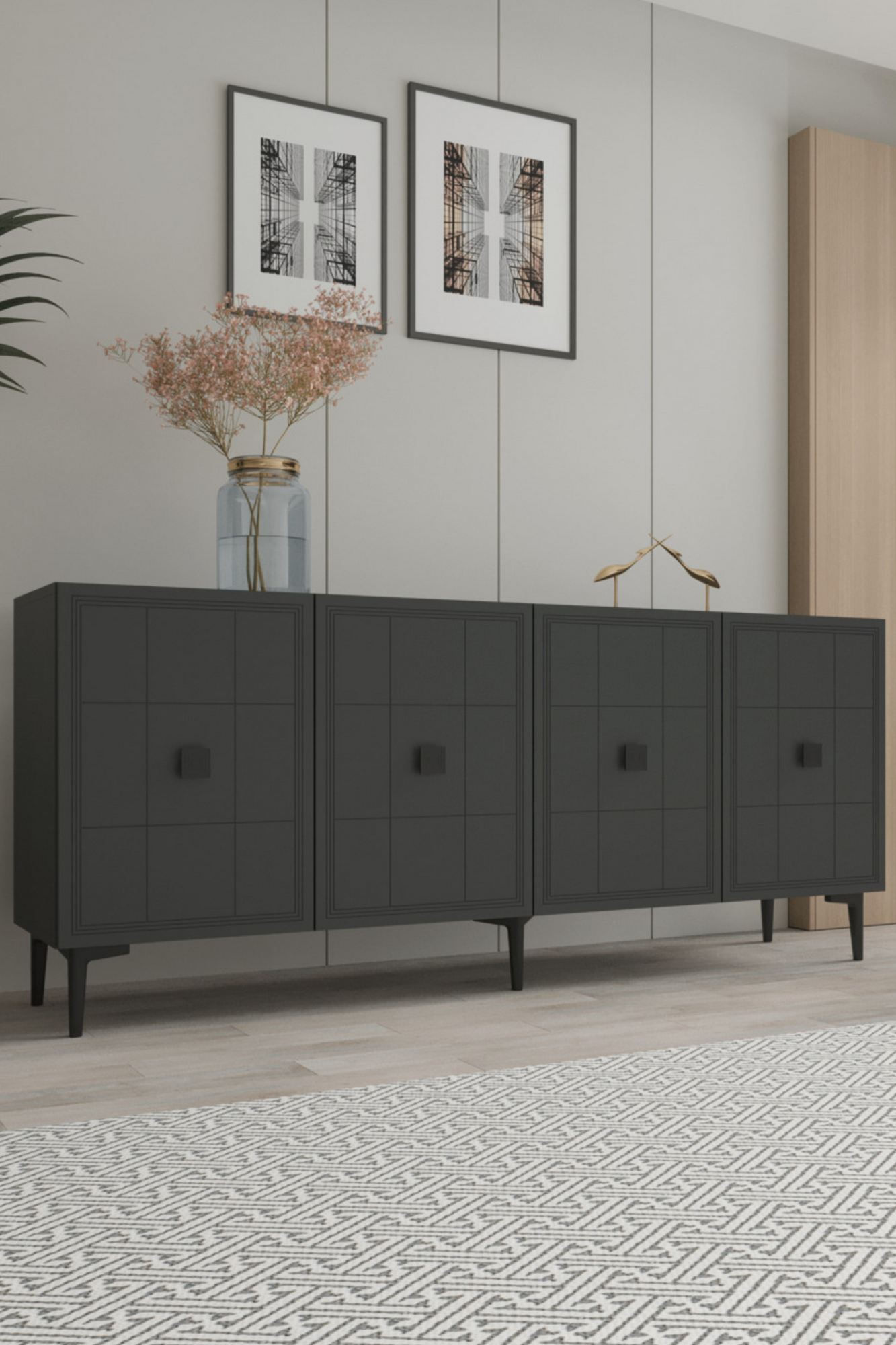 Consolă Yuka 180, 180 x 75 x 32 cm, PAL melaminat — imaginea 8