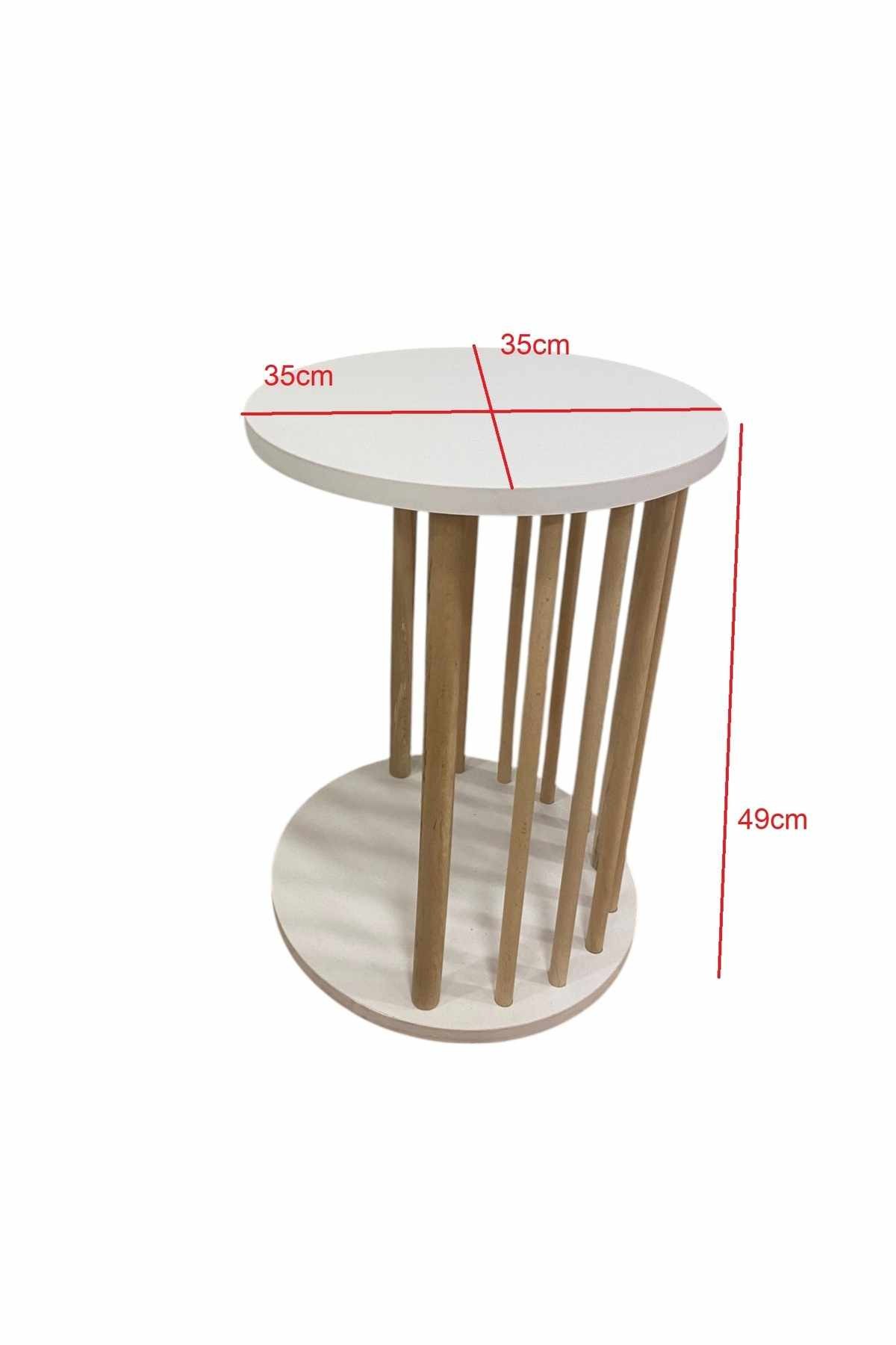 Masă de cafea Peka-Set108, PAL melaminat, design compact — imaginea 2