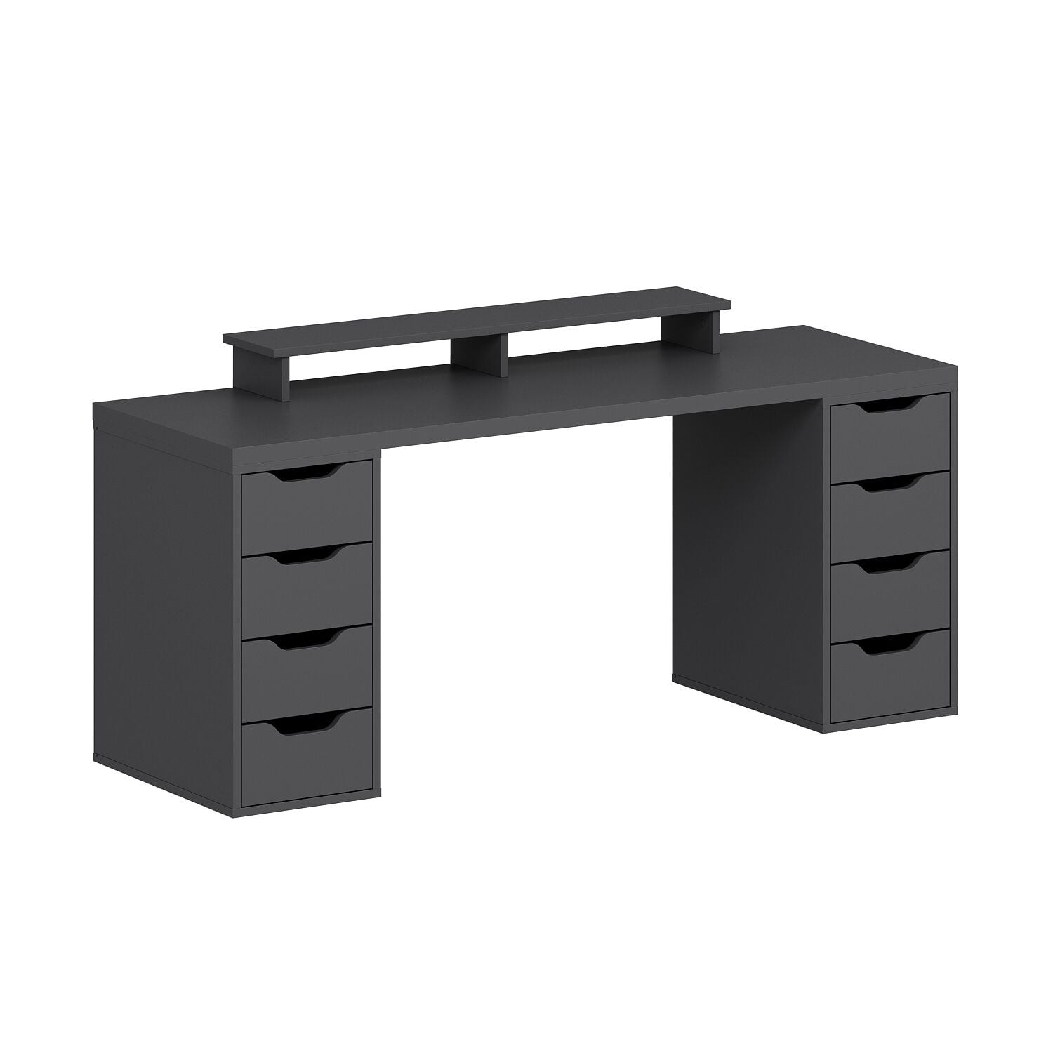 Birou Alen 180cm 8 Drawer, 180 x 75 x 60 cm, PAL melaminat — imaginea 8
