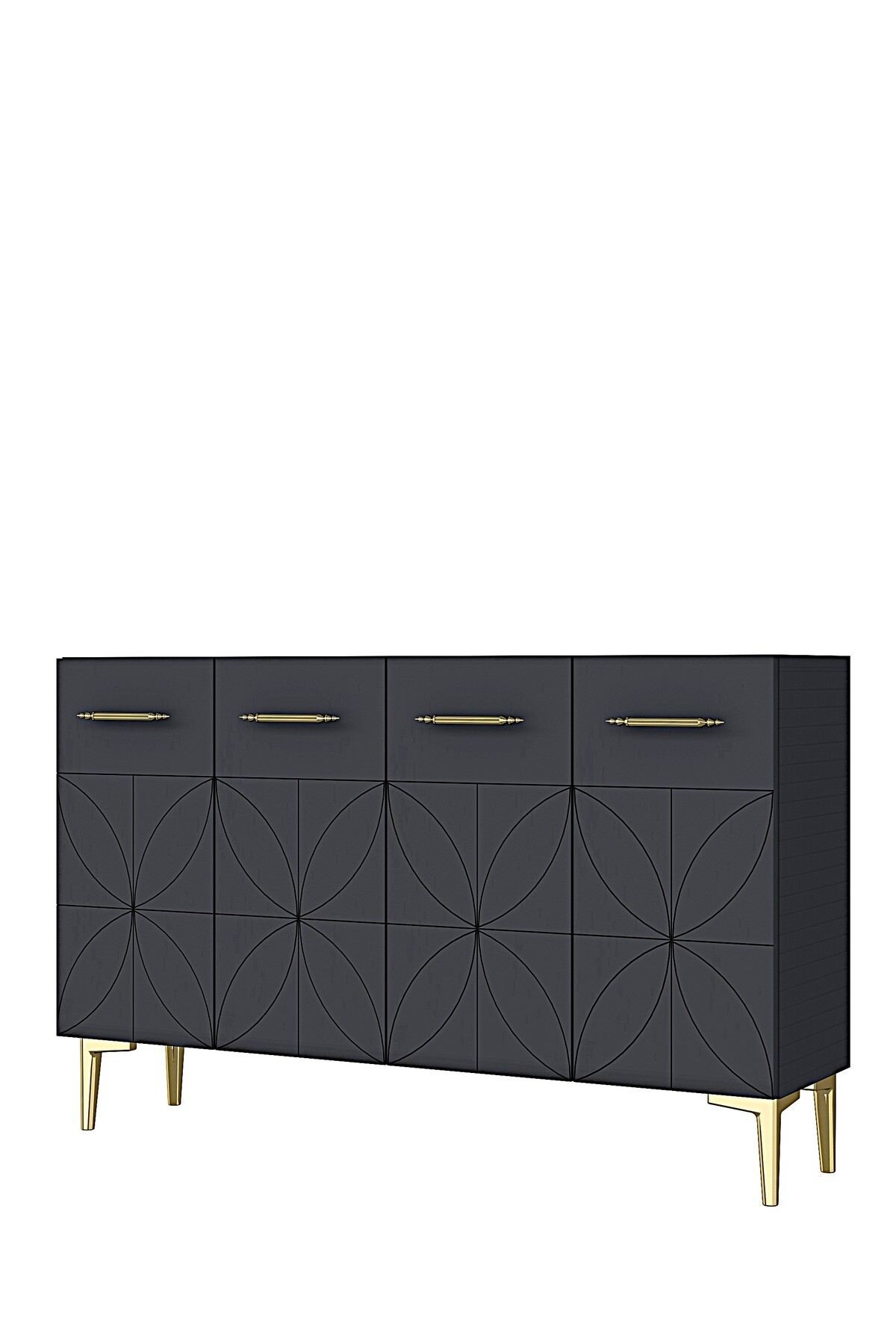 Consolă Eliz 120, 120 x 75 x 32 cm, PAL melaminat — imaginea 3