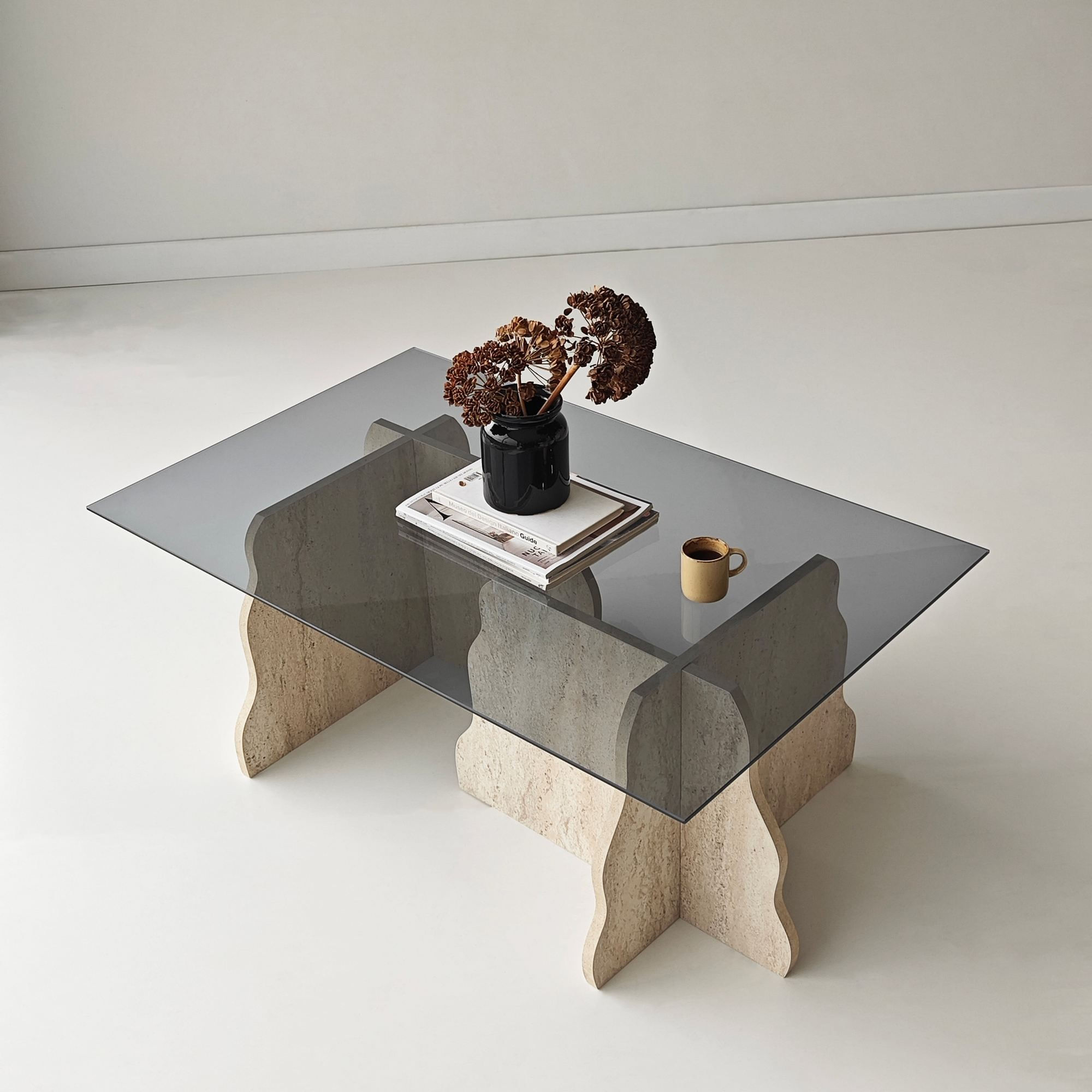 Masă de cafea Canyon, 105 x 40 x 65 cm, PAL melaminat, design compact — imaginea 7