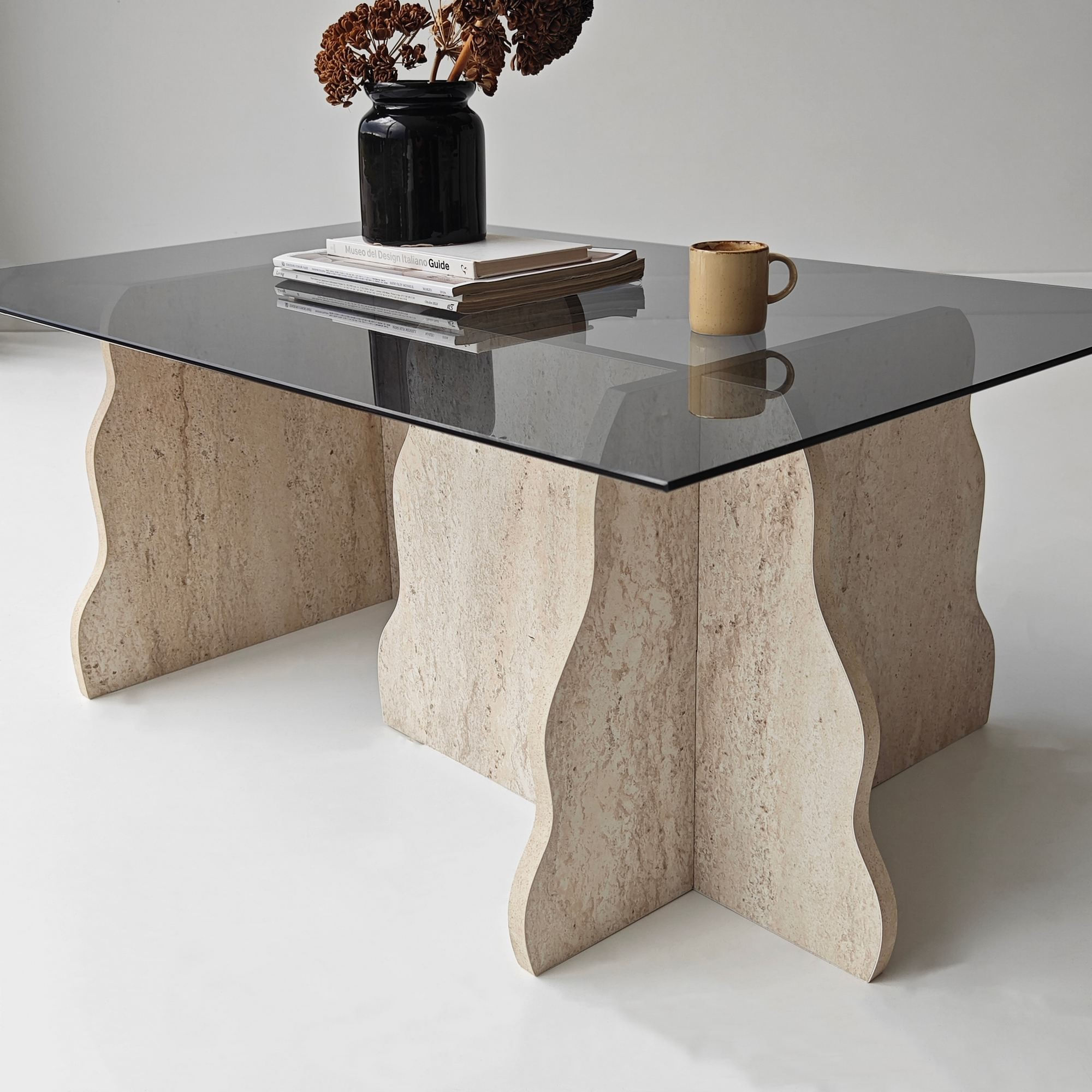 Masă de cafea Canyon, 105 x 40 x 65 cm, PAL melaminat, design compact — imaginea 12