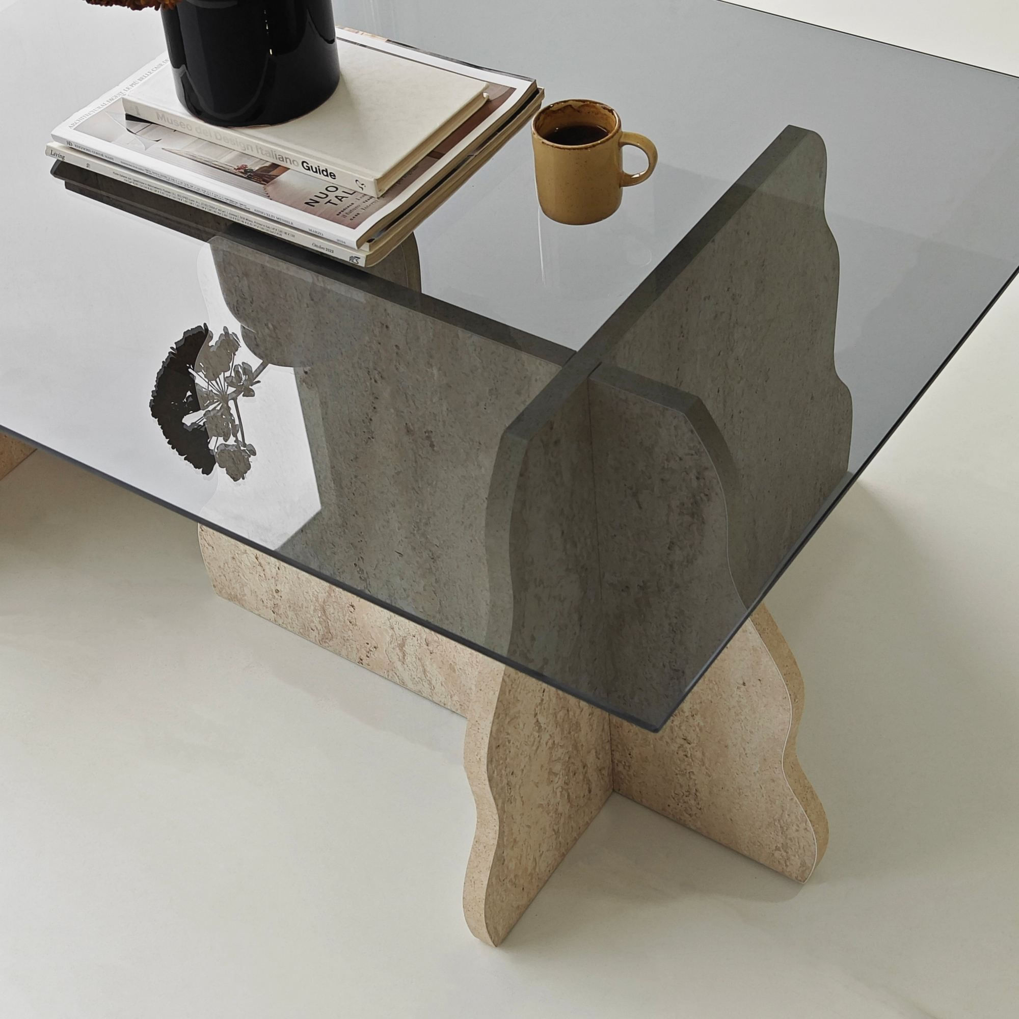 Masă de cafea Canyon, 105 x 40 x 65 cm, PAL melaminat, design compact — imaginea 13