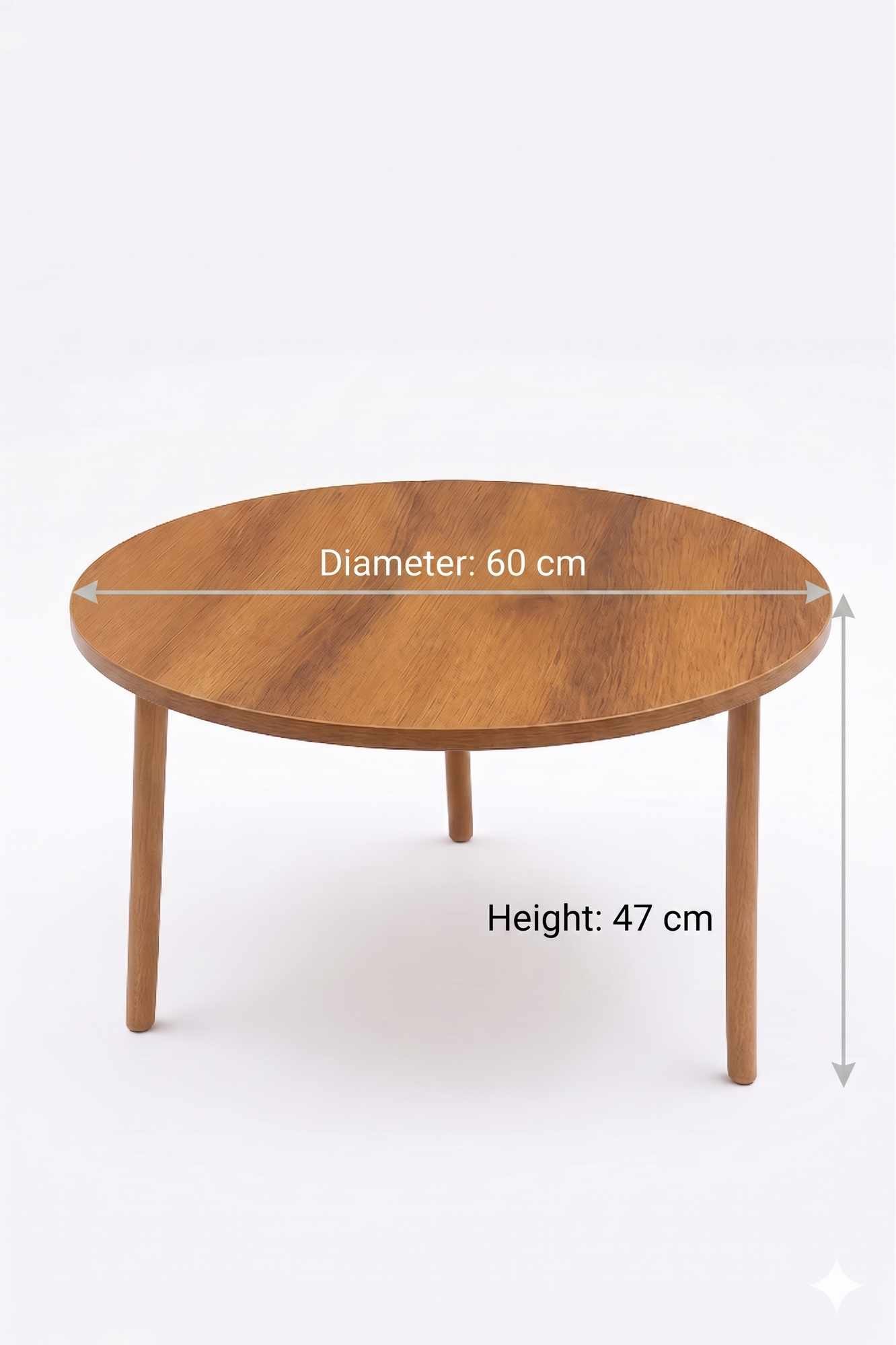 Masă de cafea Peka-208, PAL melaminat, design compact — imaginea 2