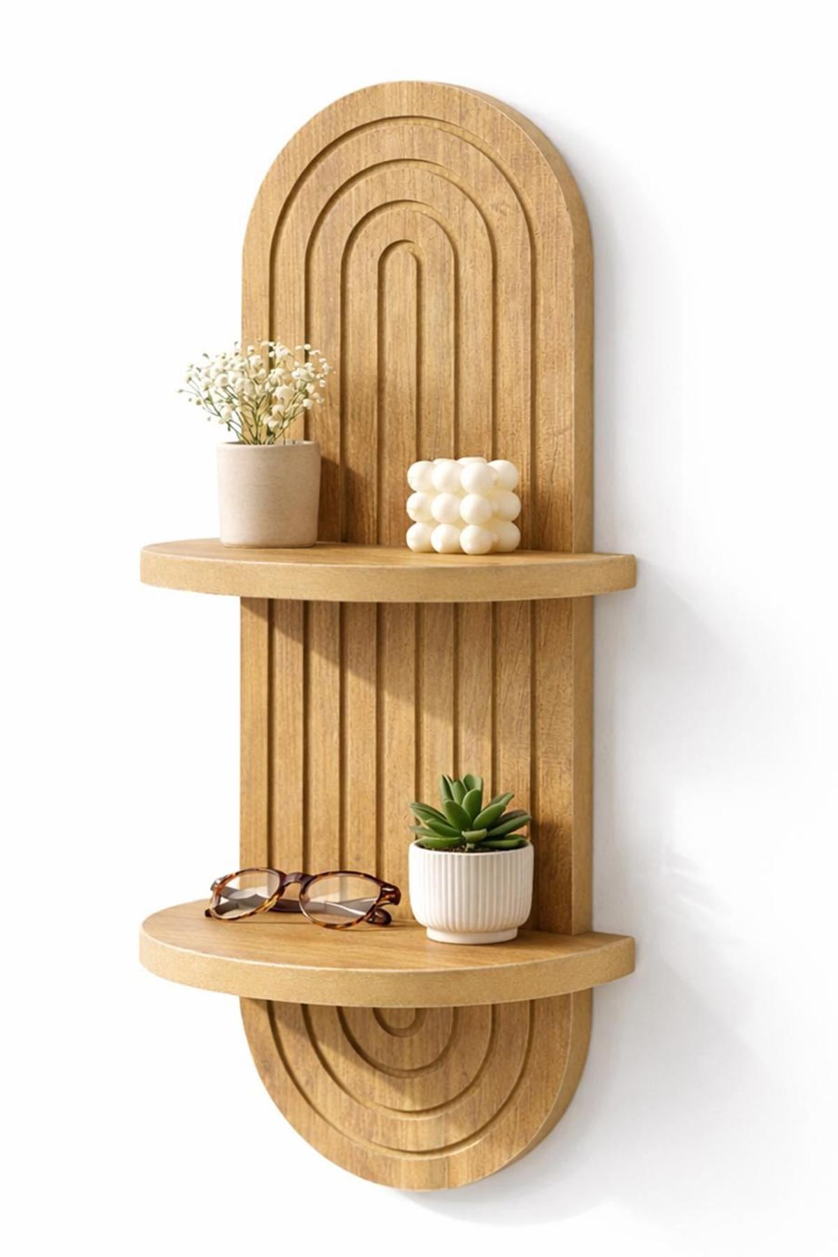 Raft de perete Artmtkwll2, 20 x 70 x 13 cm, PAL melaminat, design modern — imaginea 4