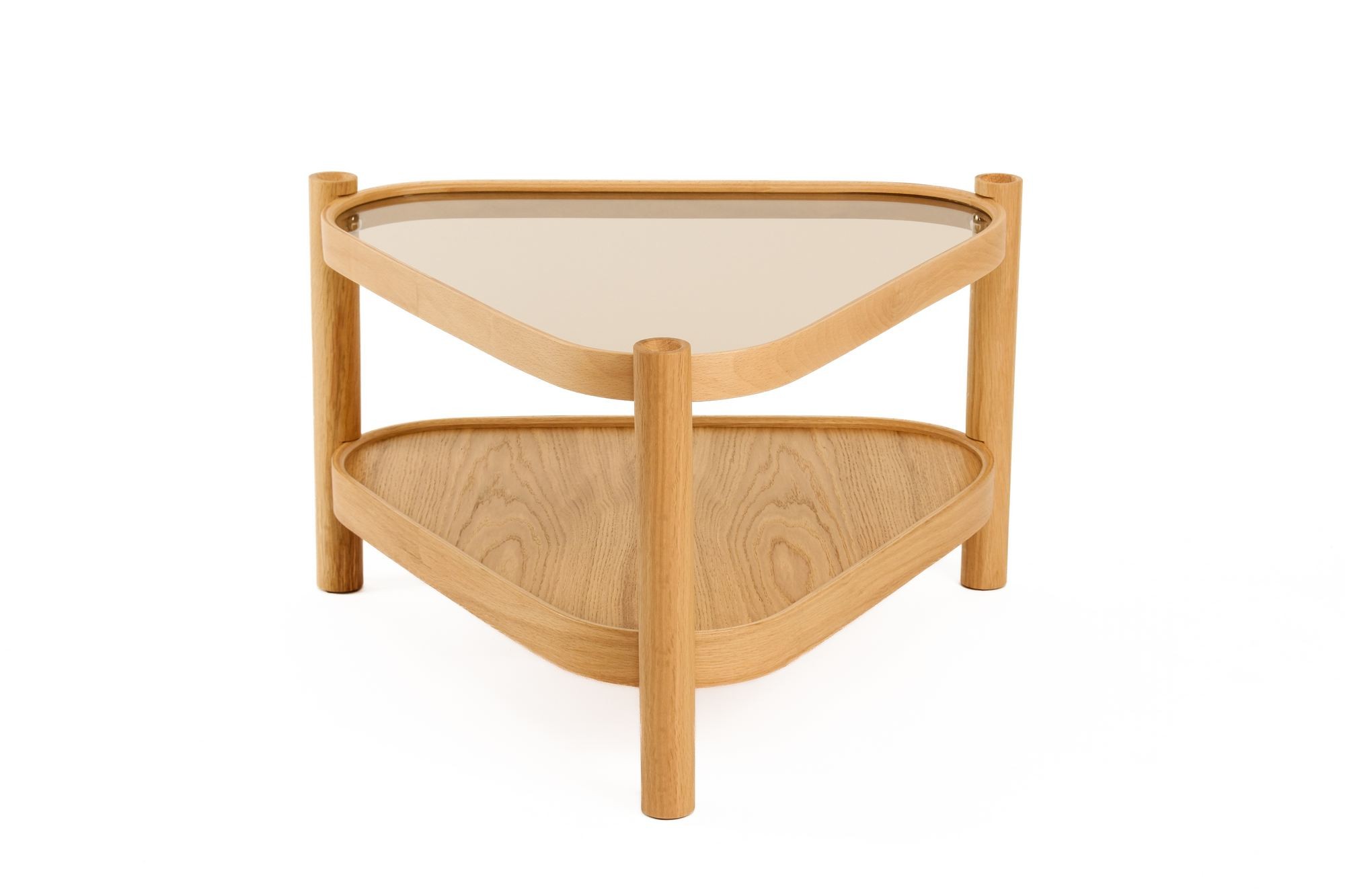 Masă de cafea Nesta 95, 95 x 48 x 95 cm, MDF, design compact — imaginea 3