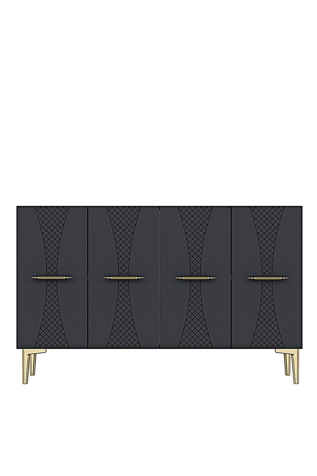 Consolă Slim 120, 120 x 75 x 32 cm, PAL melaminat