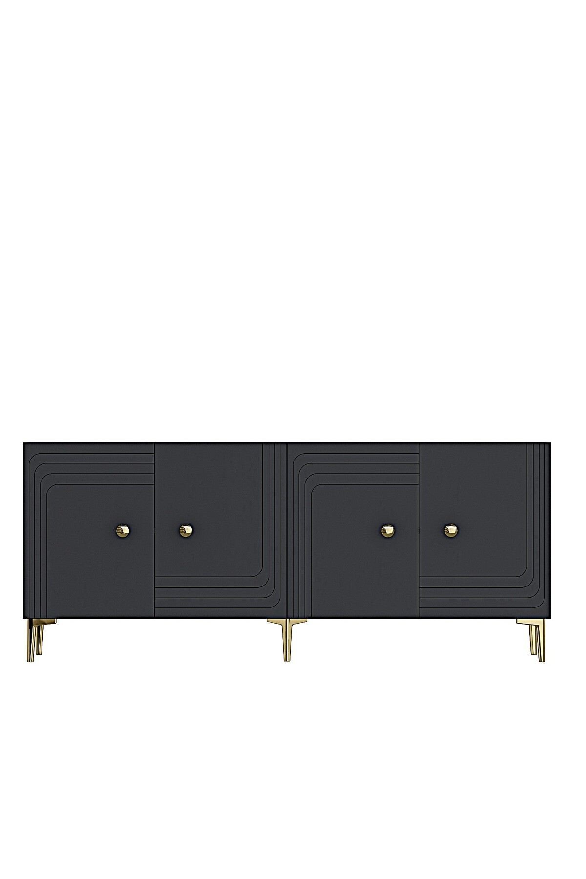 Consola Lessi 180, 180 x 75 x 32 cm, PAL melaminat — imaginea 2
