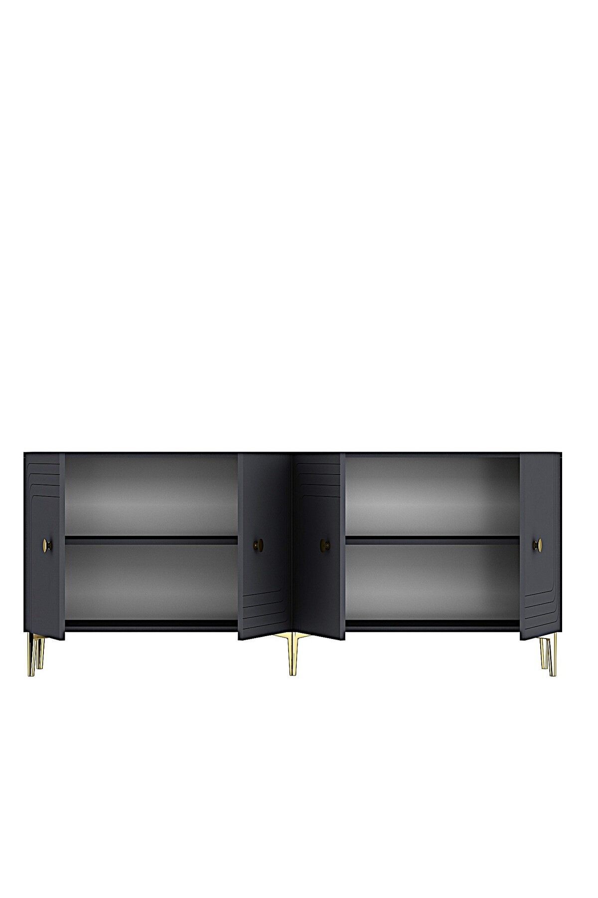 Consola Lessi 180, 180 x 75 x 32 cm, PAL melaminat — imaginea 3