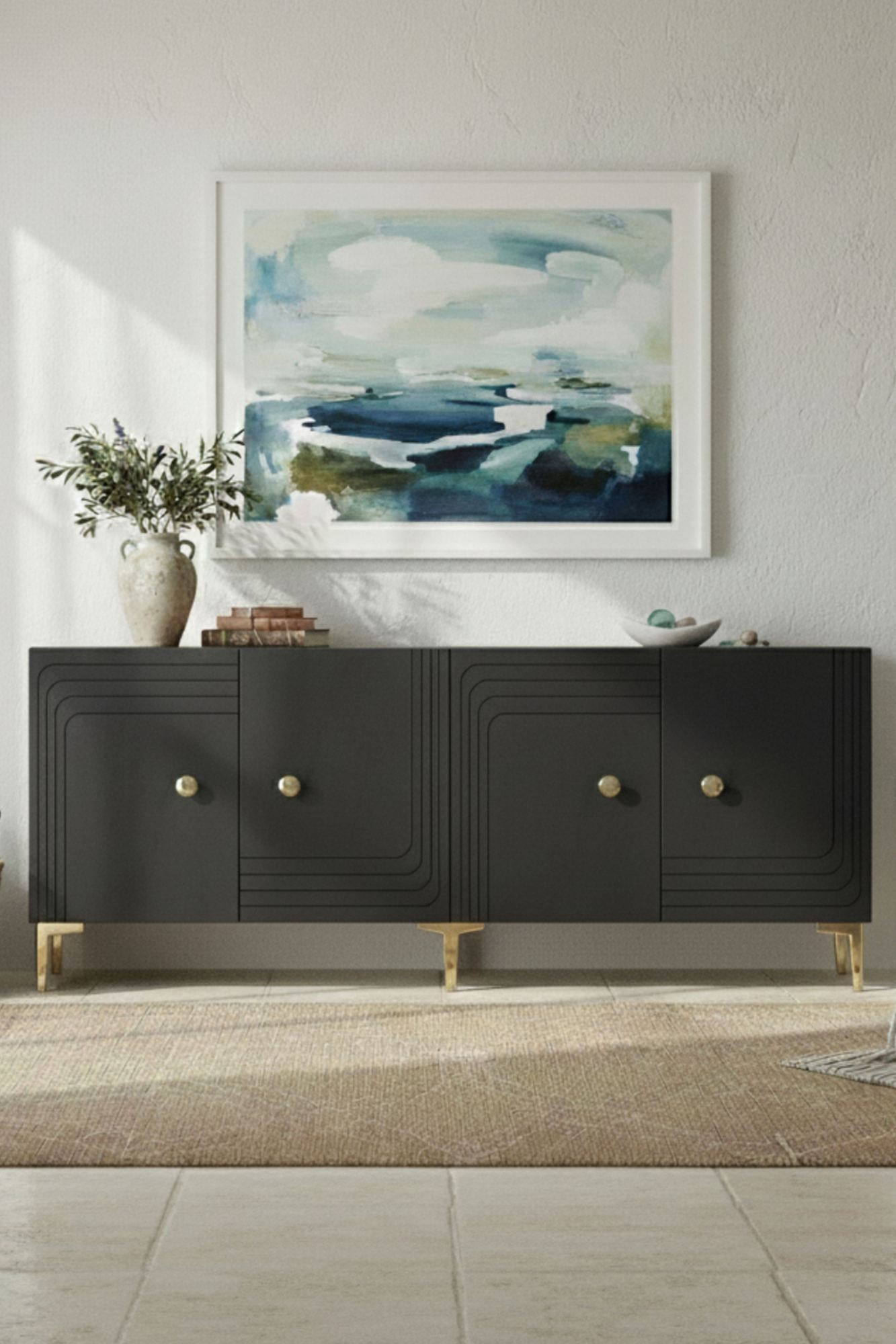 Consola Lessi 180, 180 x 75 x 32 cm, PAL melaminat — imaginea 4