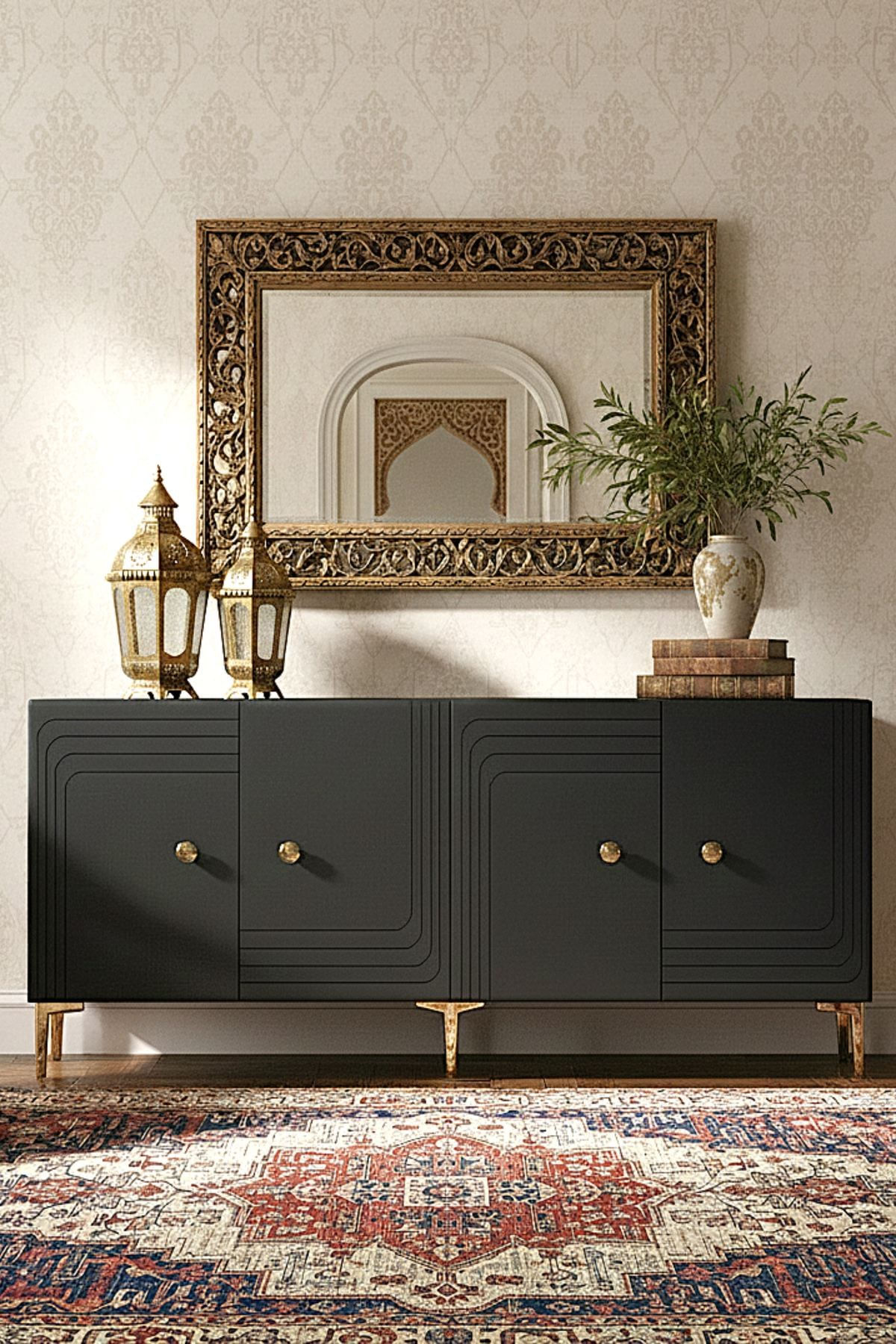 Consola Lessi 180, 180 x 75 x 32 cm, PAL melaminat — imaginea 9