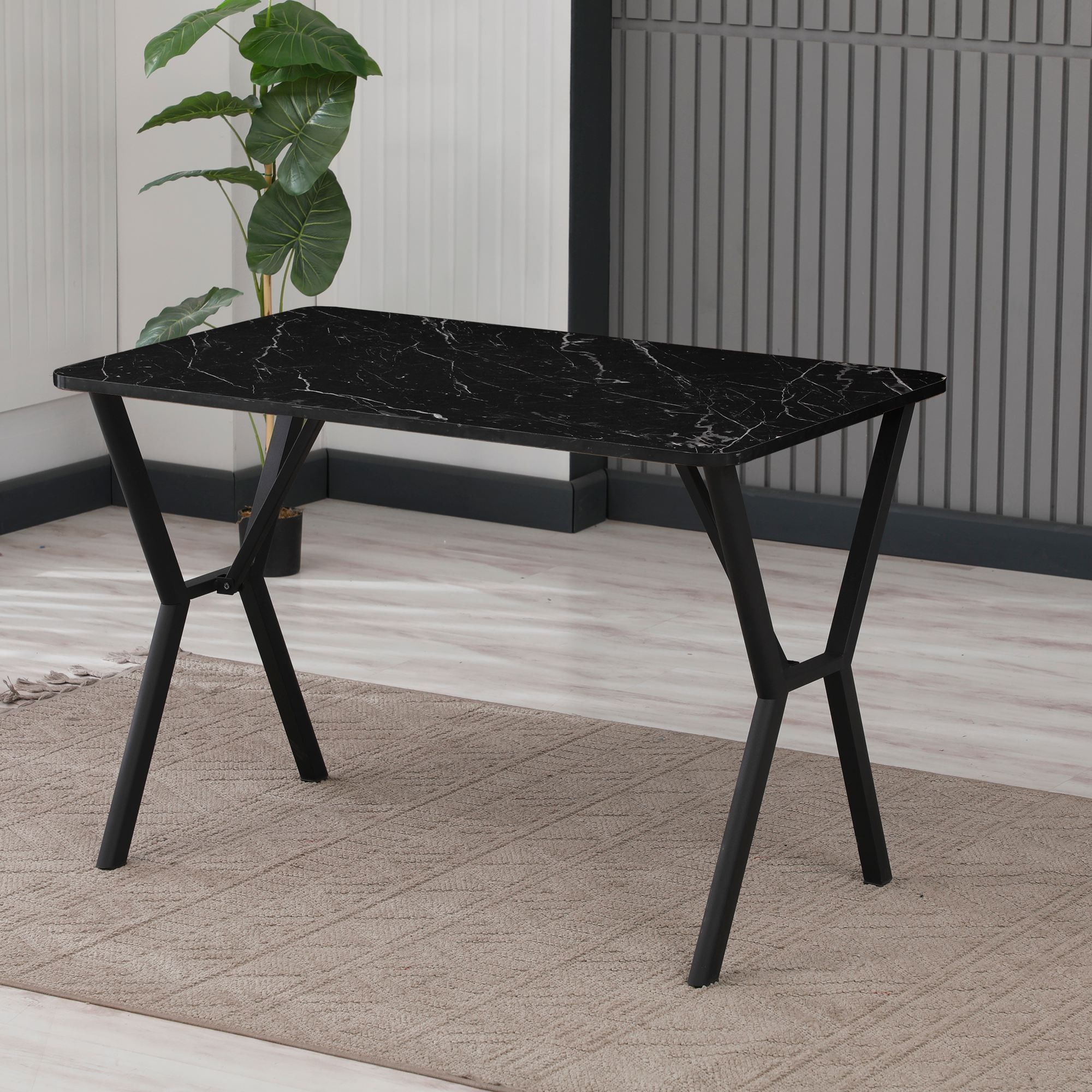 Masa dining Elma 110, 110 x 74 x 70 cm, PAL melaminat — imaginea 6