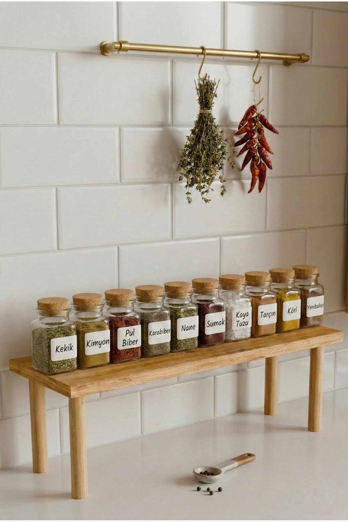 Raft bucătărie Ck40C, 40 x 11 x 13, 5 cm, PAL melaminat, design modern — imaginea 3