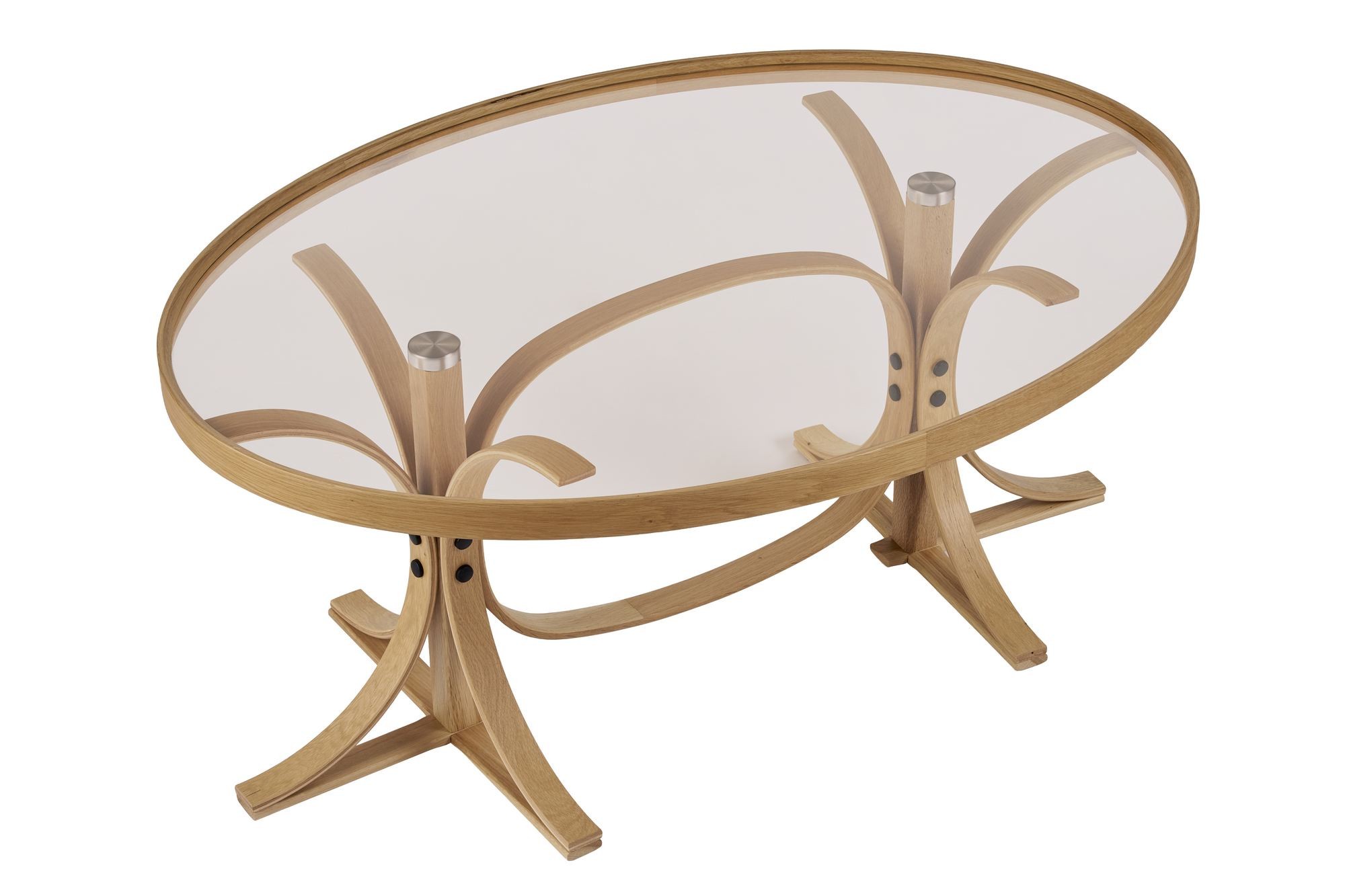 Masă de cafea Buket, 112 x 47 x 78 cm, lemn, design compact — imaginea 2