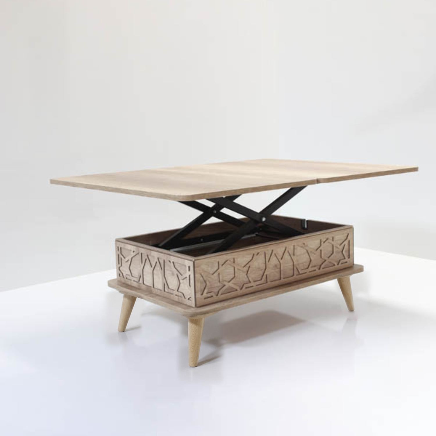 Masă de cafea Ottowa Ada, 90 x 38 x 60 cm, PAL melaminat, design compact — imaginea 2