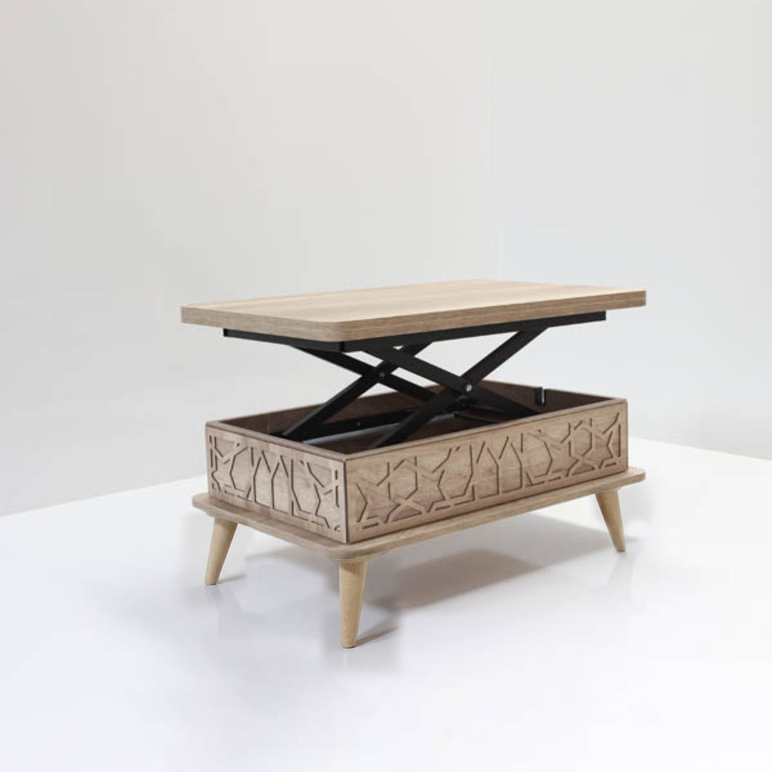 Masă de cafea Ottowa Ada, 90 x 38 x 60 cm, PAL melaminat, design compact — imaginea 4