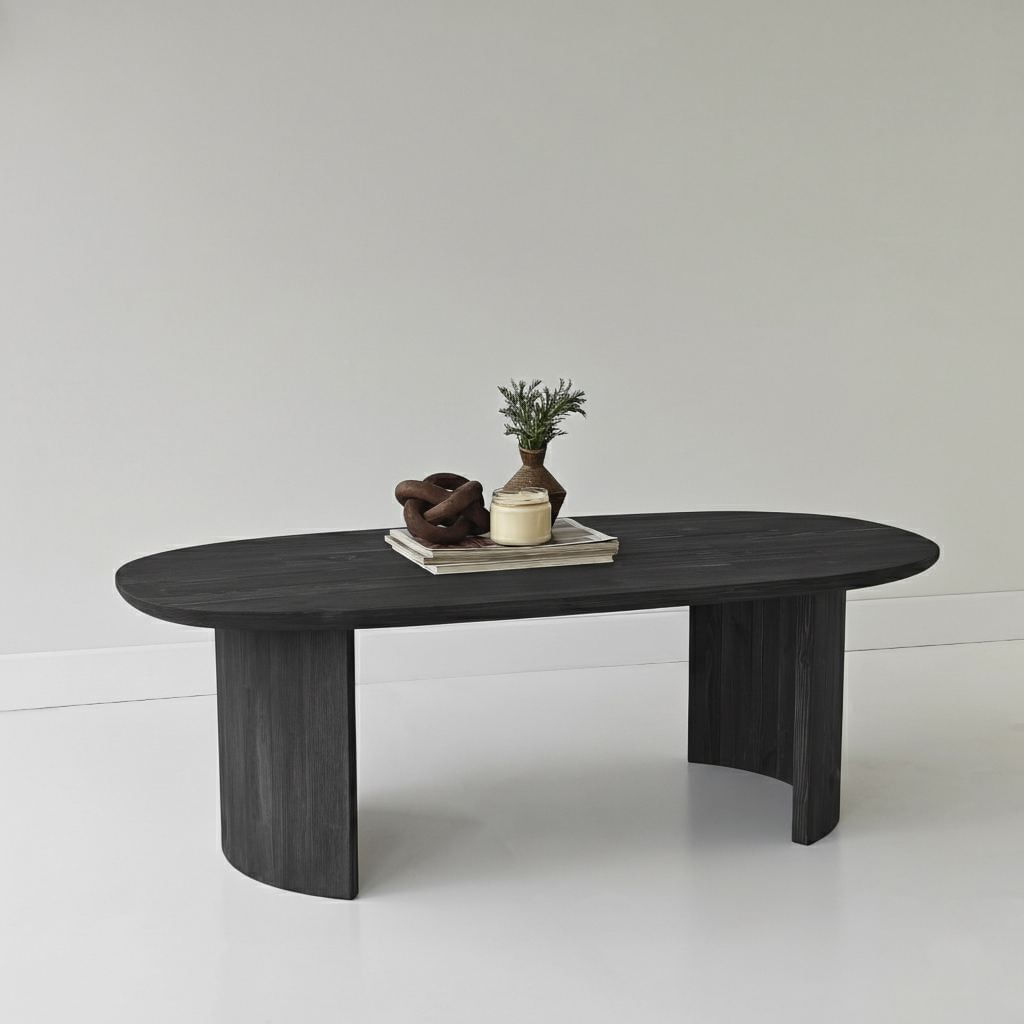 Masă de cafea Hudson, 120 x 40 x 60 cm, lemn, design compact — imaginea 2