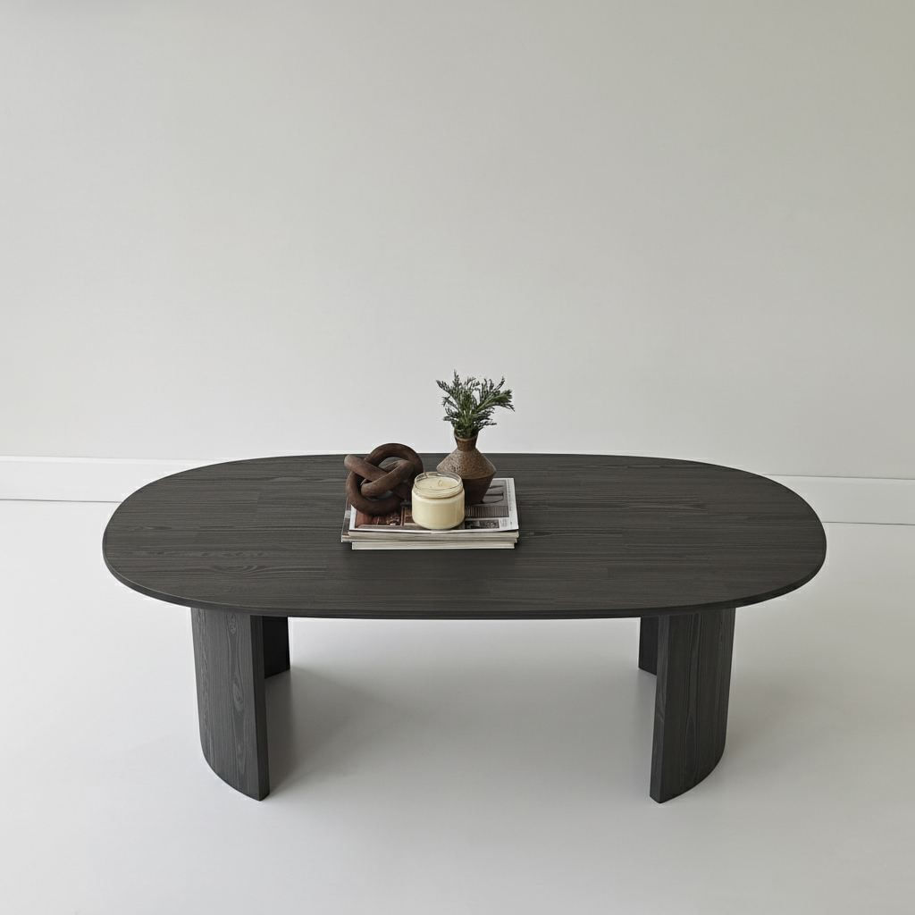 Masă de cafea Hudson, 120 x 40 x 60 cm, lemn, design compact — imaginea 3