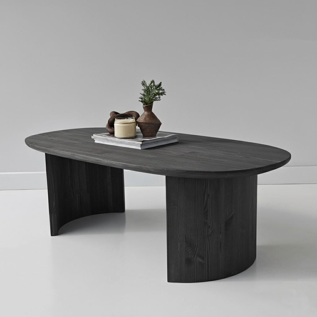Masă de cafea Hudson, 120 x 40 x 60 cm, lemn, design compact — imaginea 5
