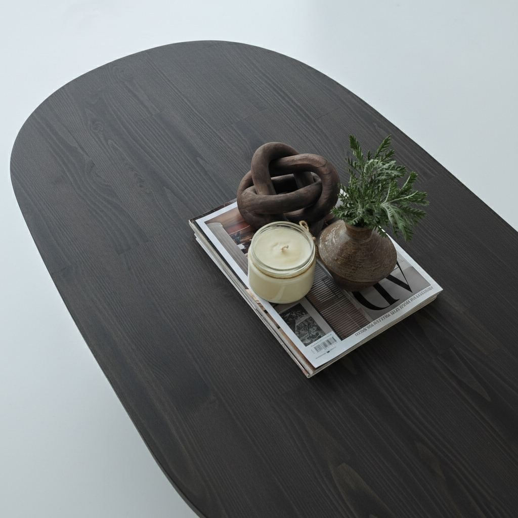 Masă de cafea Hudson, 120 x 40 x 60 cm, lemn, design compact — imaginea 8