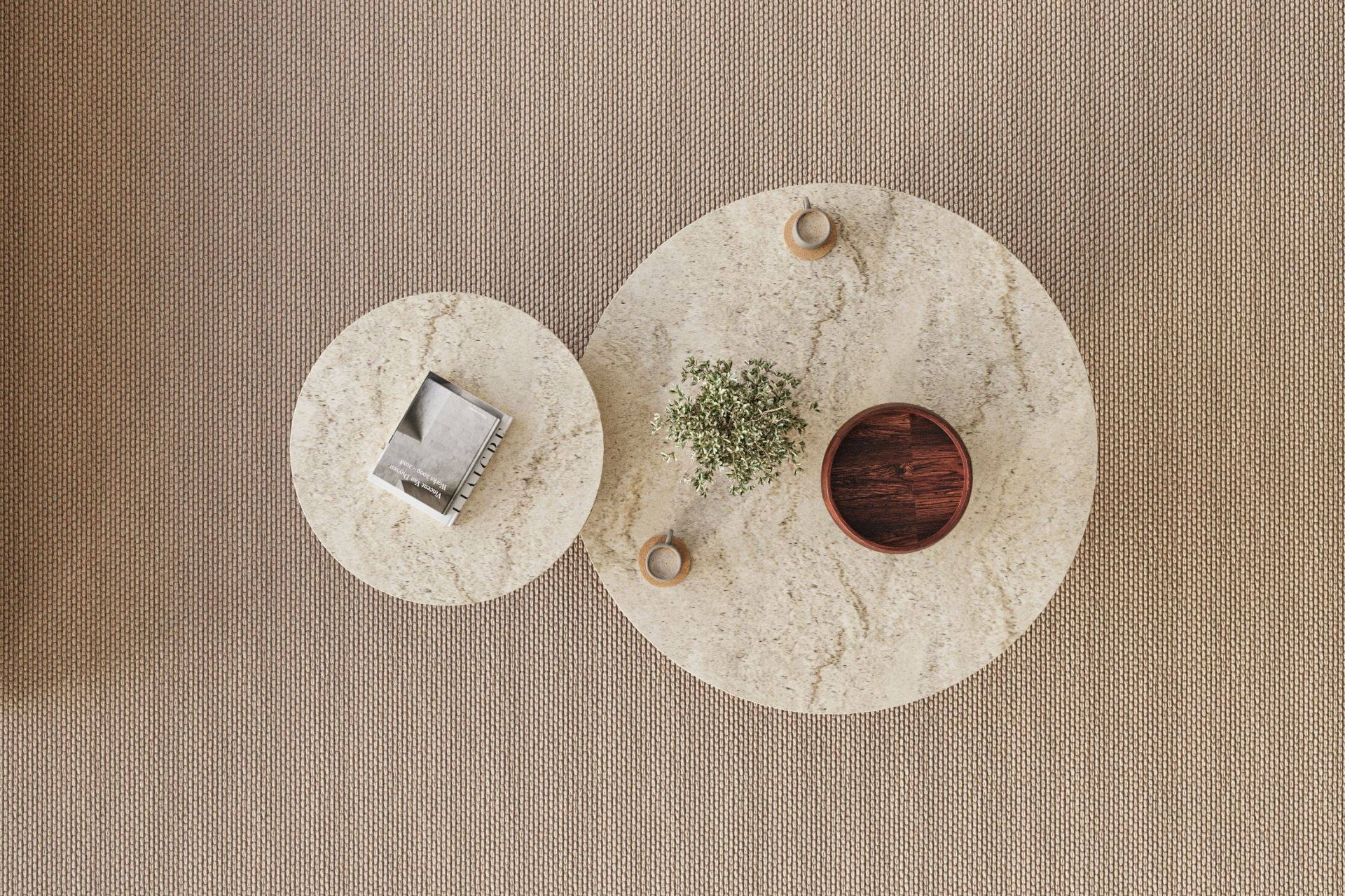 Masă de cafea Private, 70 x 40 x 70 cm, PAL melaminat, design compact — imaginea 4